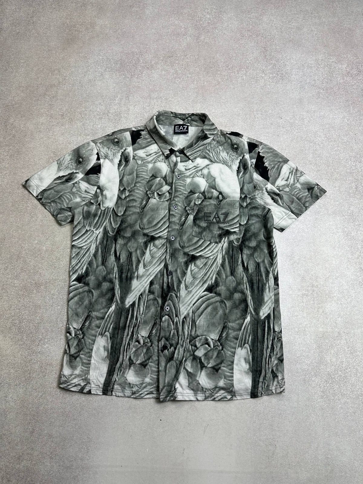 Armani Vintage Armani Floral Hawaiian Shorts Sleeve XL Size US XL / EU 56 / 4 - 2 Thumbnail