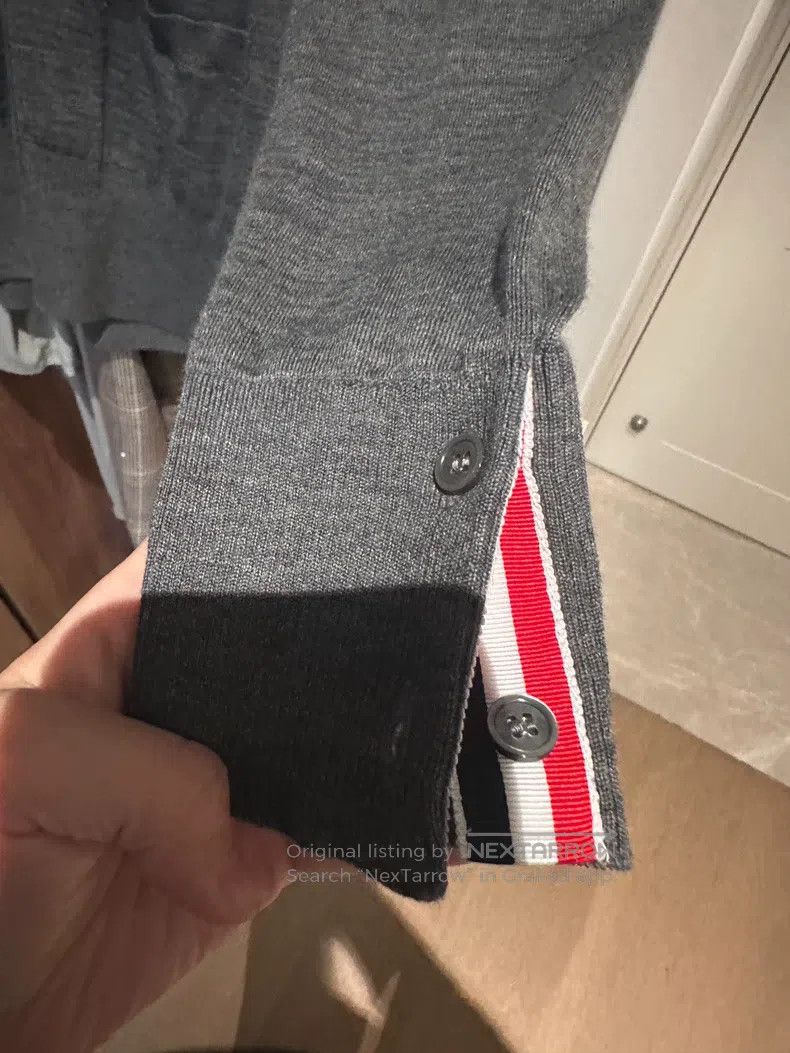 Thom Browne Thom Browne Gray wool sweater Size US S / EU 44-46 / 1 - 2 Thumbnail