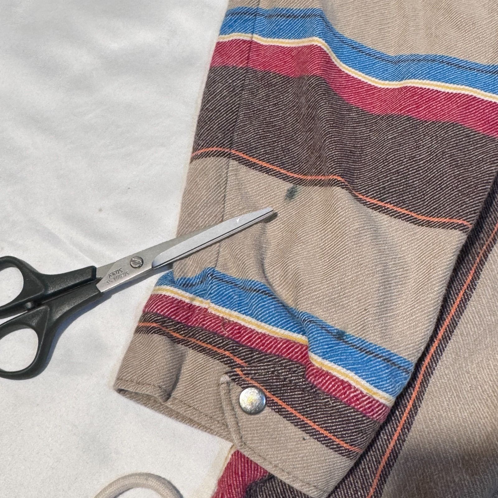 Other Striped Surfer Poncho Baja Hoodie XL Henley Pullover Drug Ru Size US XL / EU 56 / 4 - 2 Thumbnail