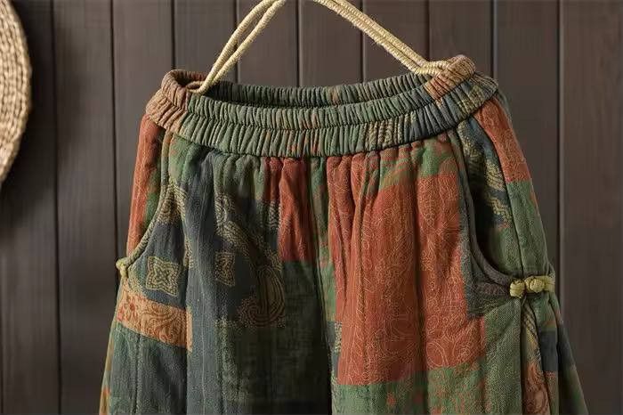 Japanese Brand × Vintage Quilted insulated pants Size US 35 - 3 Thumbnail