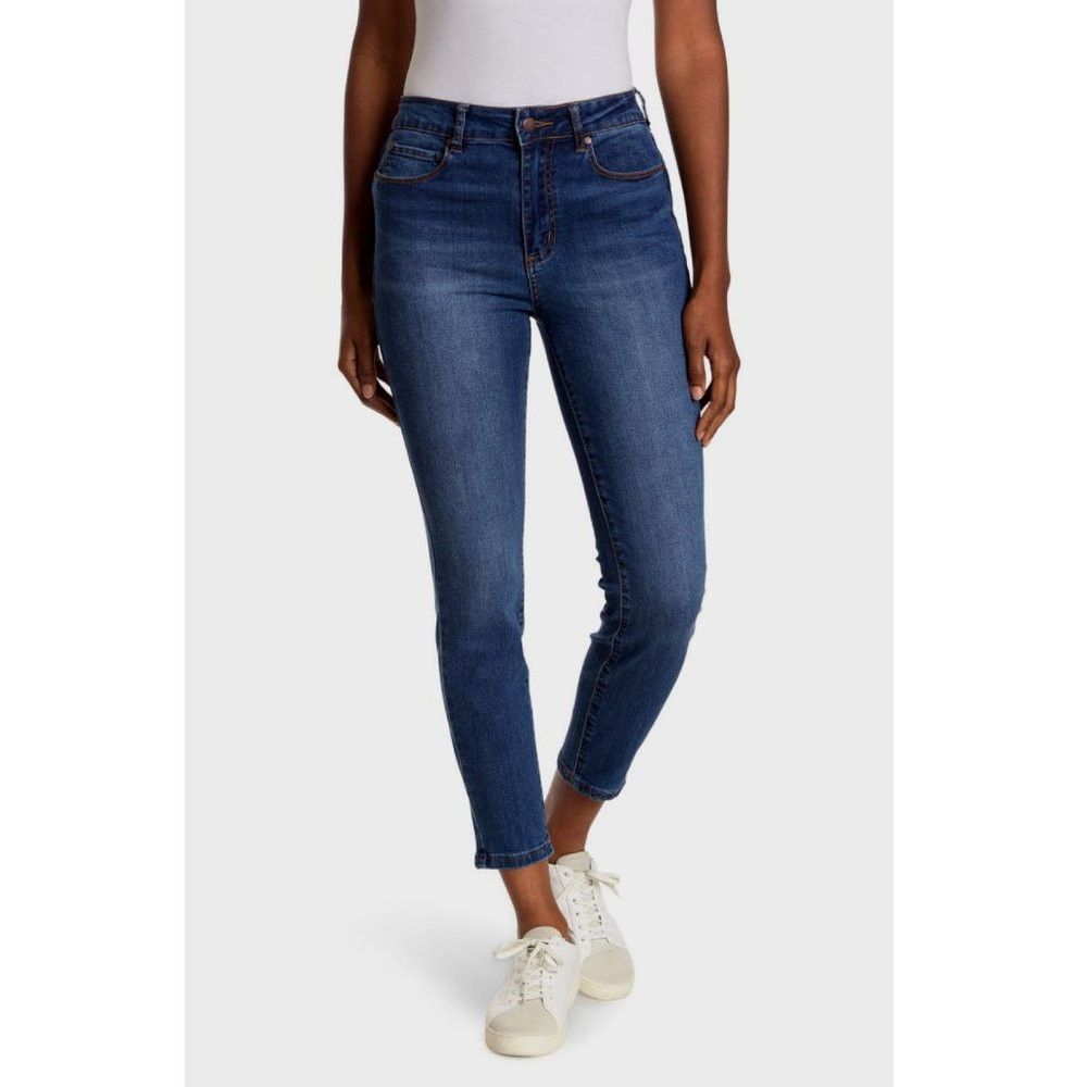 Elie Tahari NWT New Tahari Classic Skinny Jeans Roanne Wash Size 27 US Size 27" / US 4 / IT 40 - 1 Thumbnail