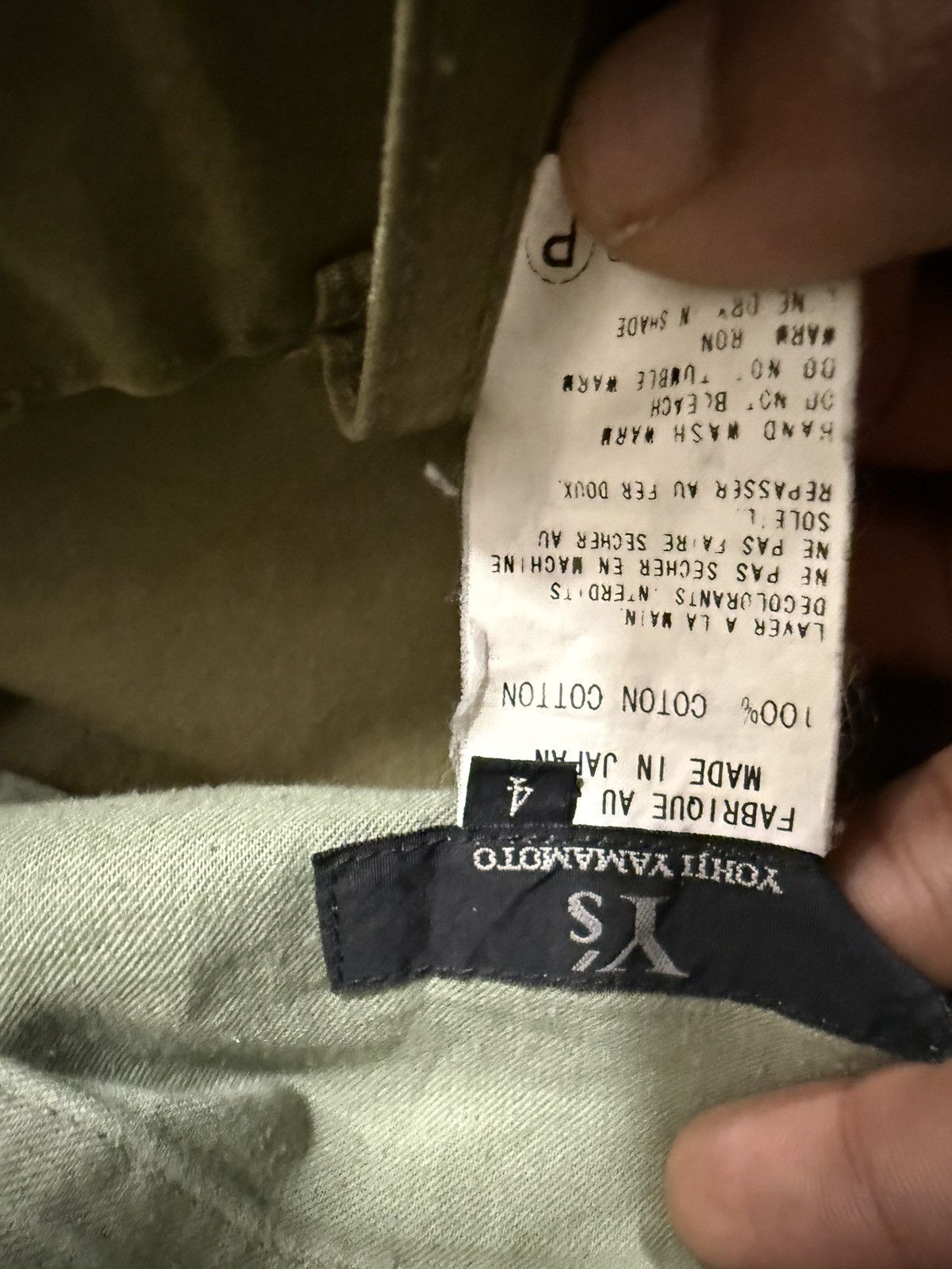 Yohji Yamamoto Ys by yohji hybrid fatigue pants Size US 31 - 4 Thumbnail