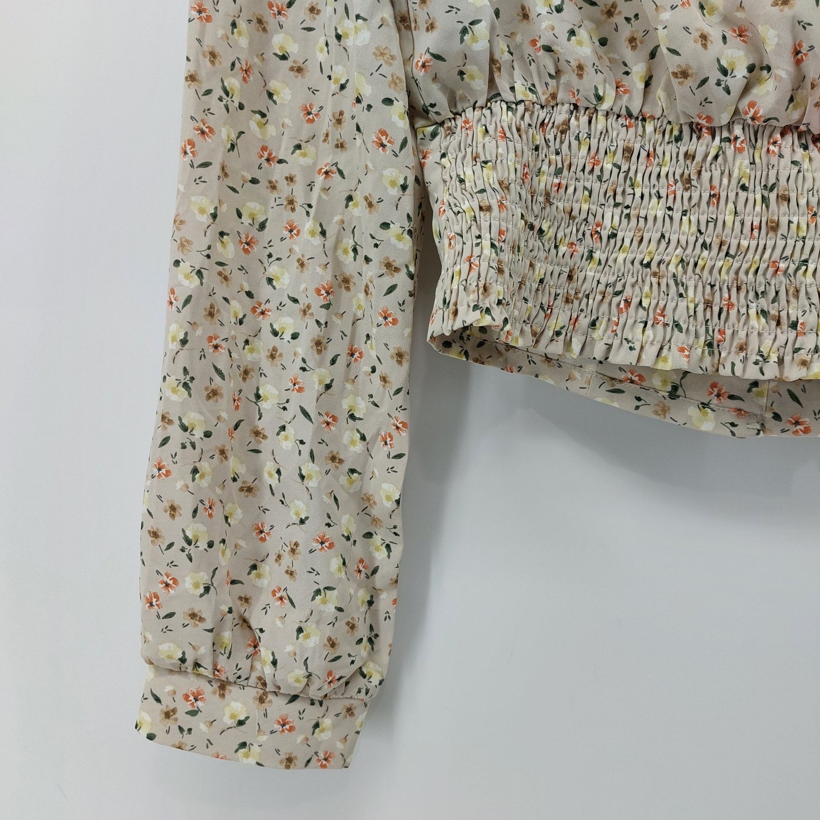 Other Feel In Womens Coquette Floral Sz S Blouse Smocked Waist Top Size S / US 4 / IT 40 - 10 Thumbnail