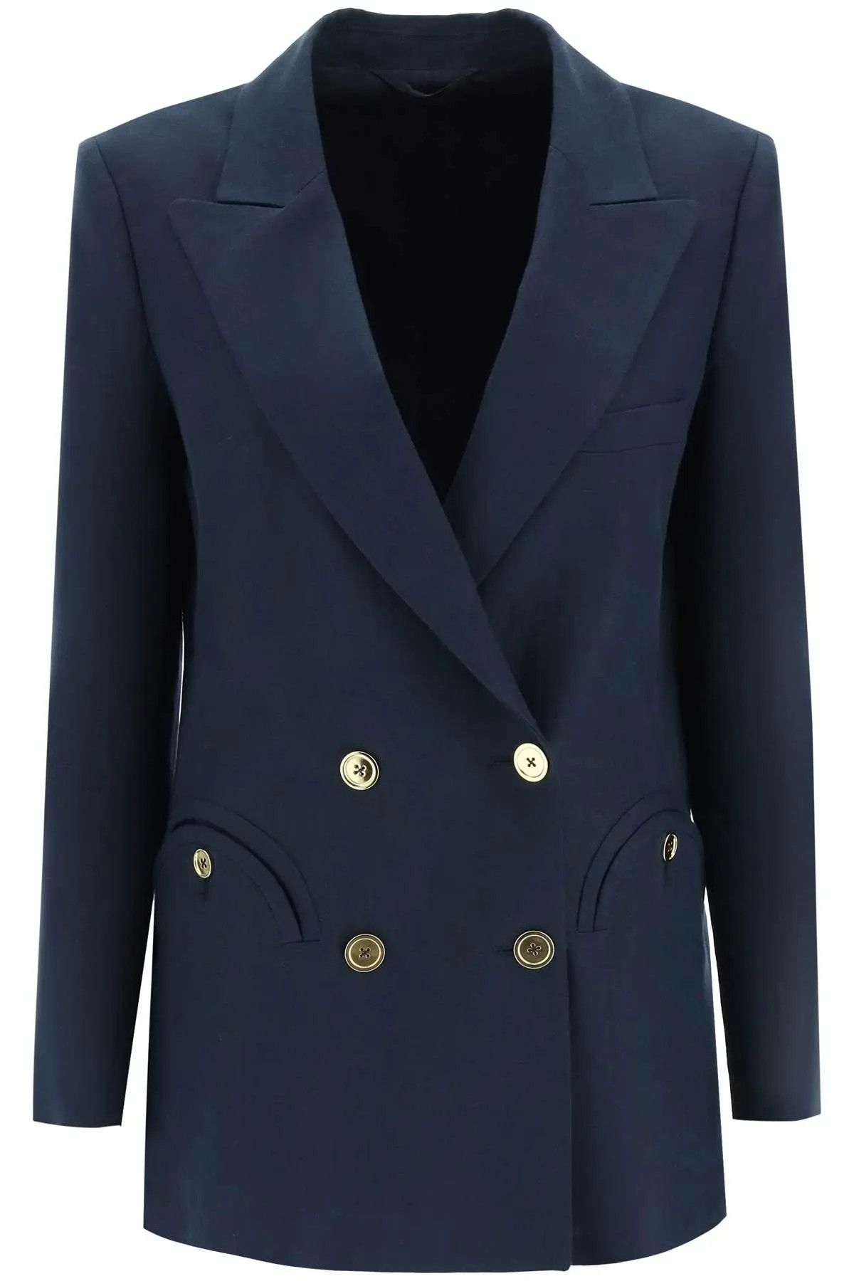 image of O1S22I1N0424 'midday Sun' Everyday Blazer In Blue, Women's (Size Medium)