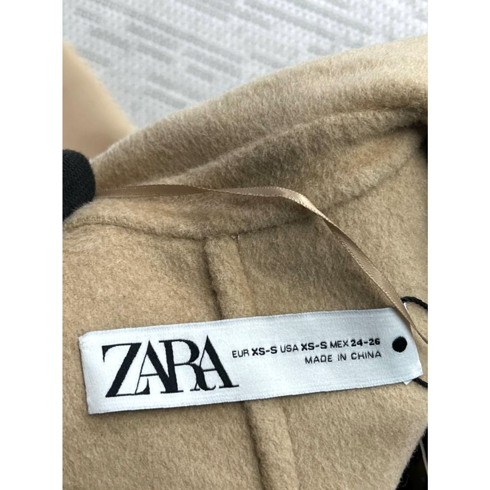 Zara Zara Overcoat Womens XS Brown Wool Blend New Overcoat Coat Regular Wool Lining Pockets Vintage No Casual Classic Winter Fall Women XS Brown Wool Blend Size XS / US 0-2 / IT 36-38 - 3 Thumbnail