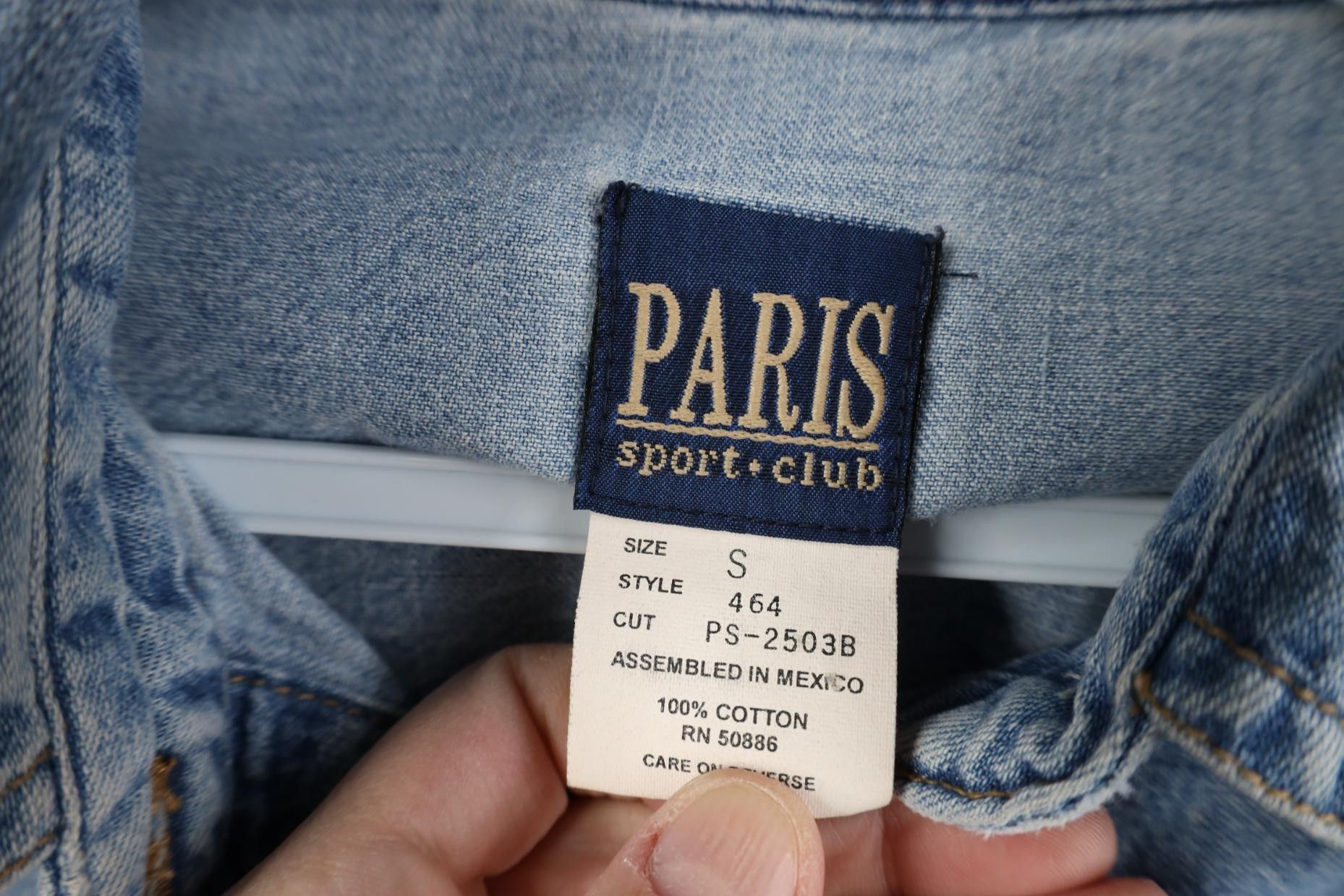 Vintage Vintage 90s Streetwear Collared Denim Jean Button Shirt Blue Size S / US 4 / IT 40 - 8 Thumbnail