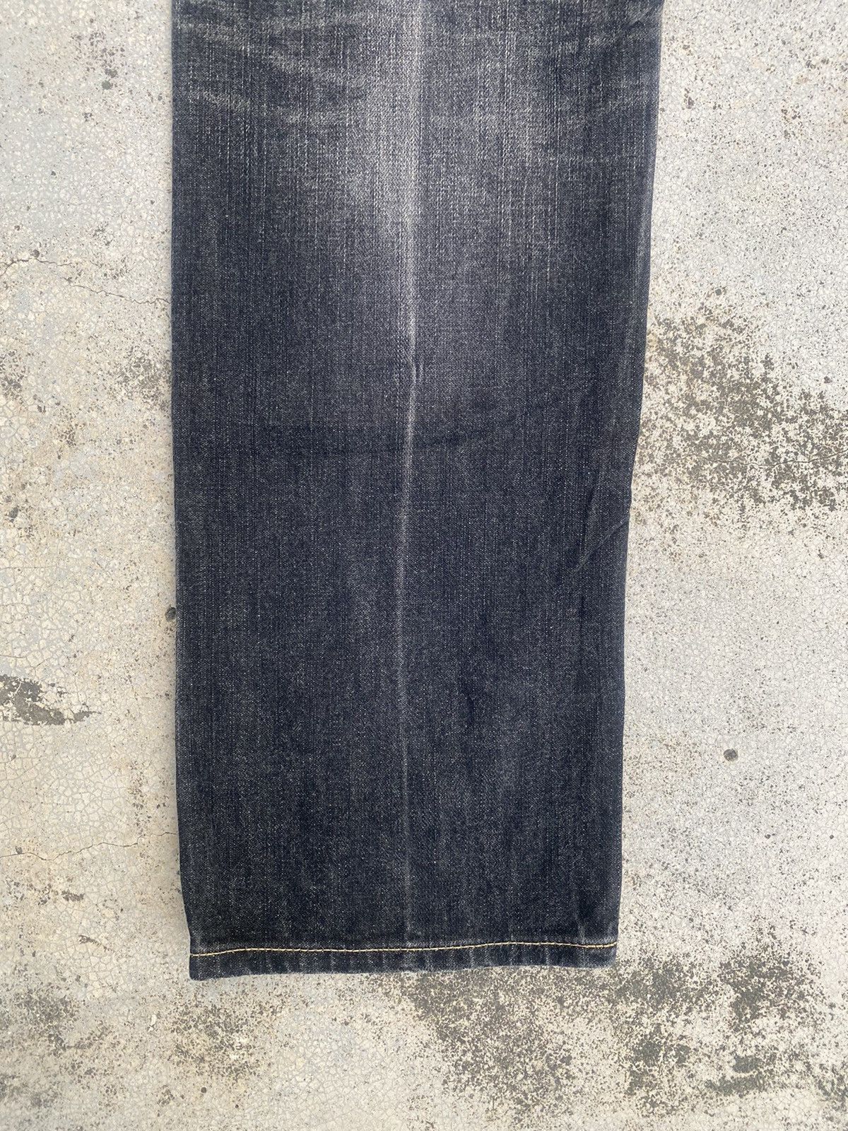 Japanese Brand × Vintage × Wrangler Vintage y2k Wrangler Faded Claw Mark Jeans Size US 32 / EU 48 - 18 Thumbnail