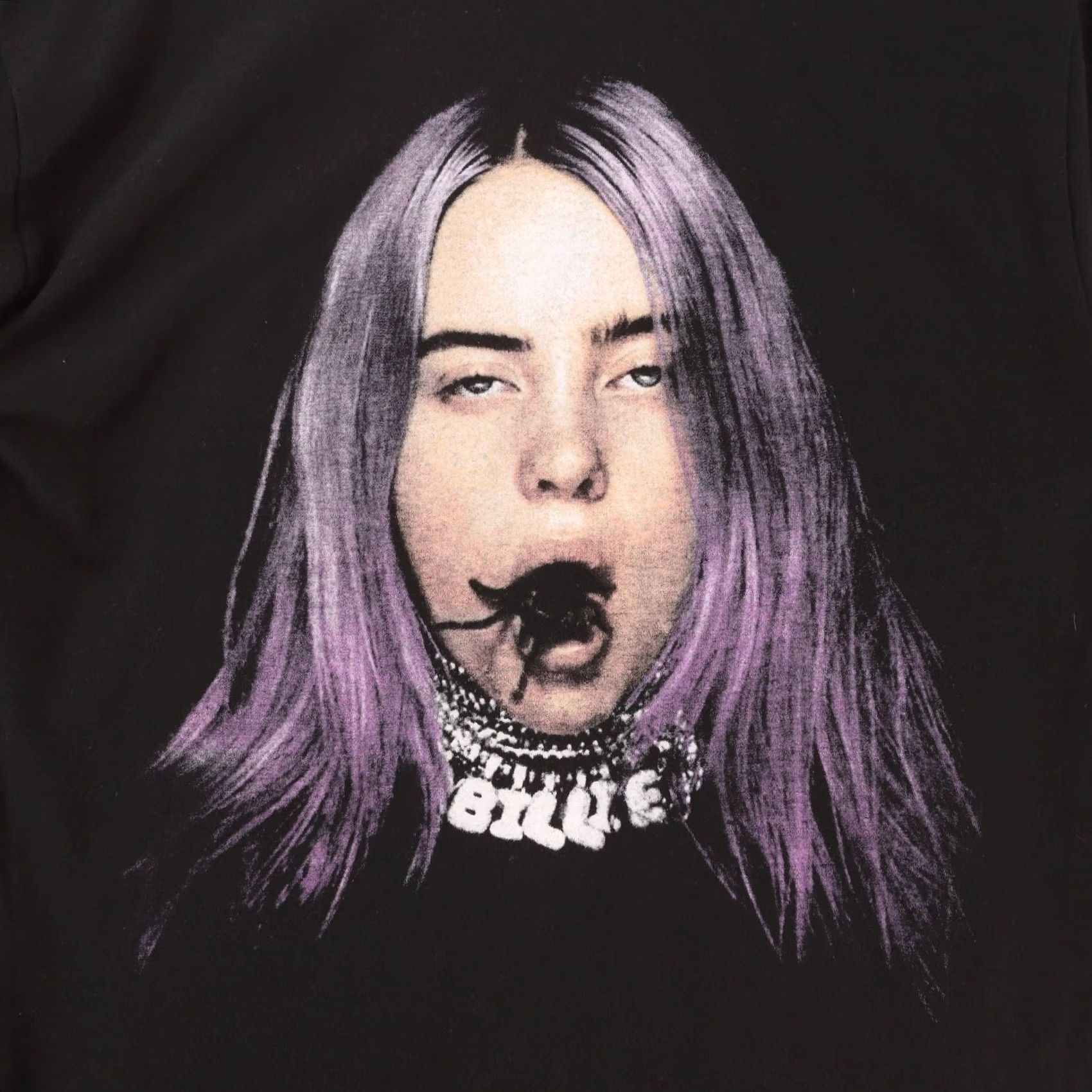 Jerzees Billie Eilish Long Sleeve Size Medium Black RARE Unisex Double Sided Print Size US M / EU 48-50 / 2 - 2 Thumbnail