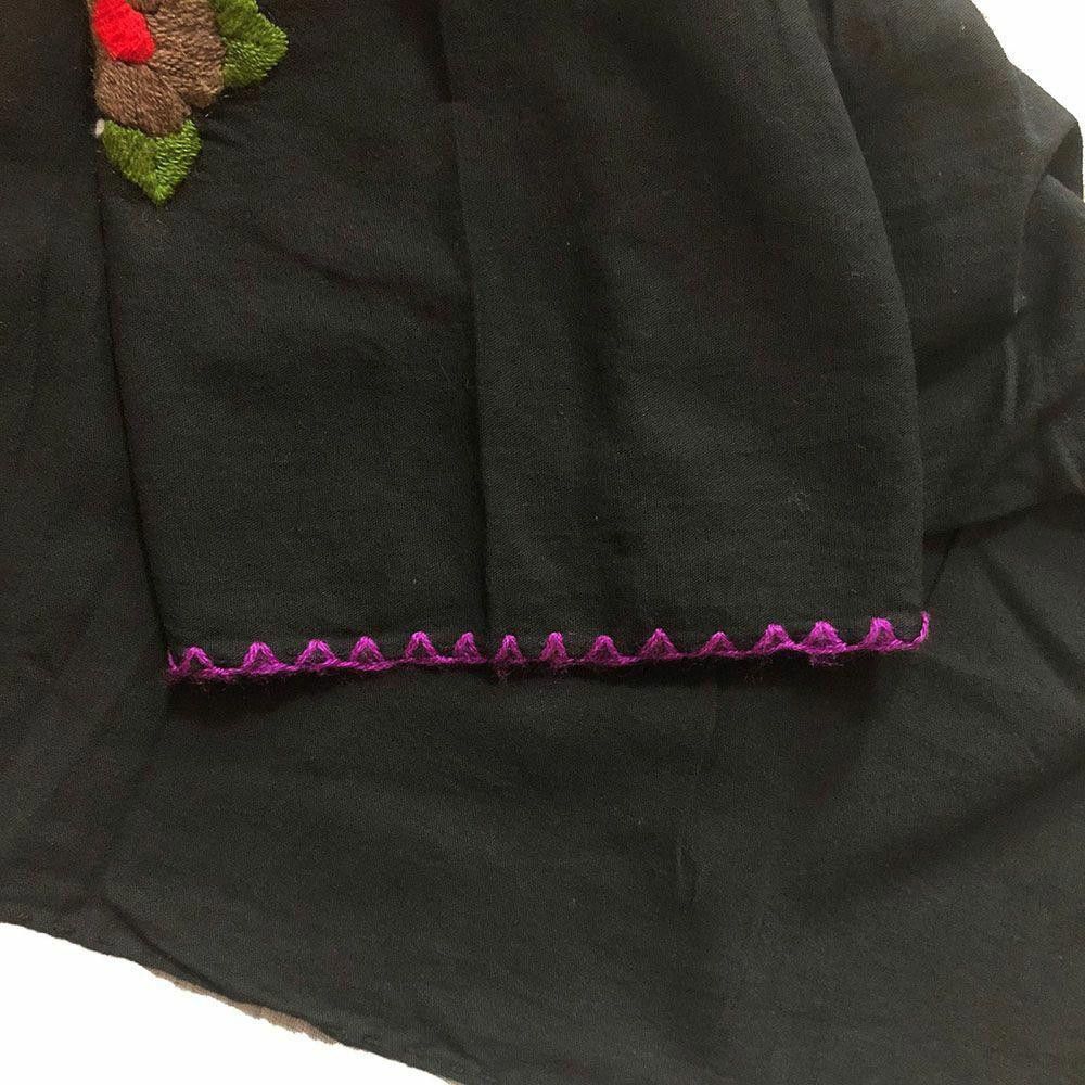 Designer New Black Hand Made Bluse L Size L / US 10 / IT 46 - 5 Thumbnail