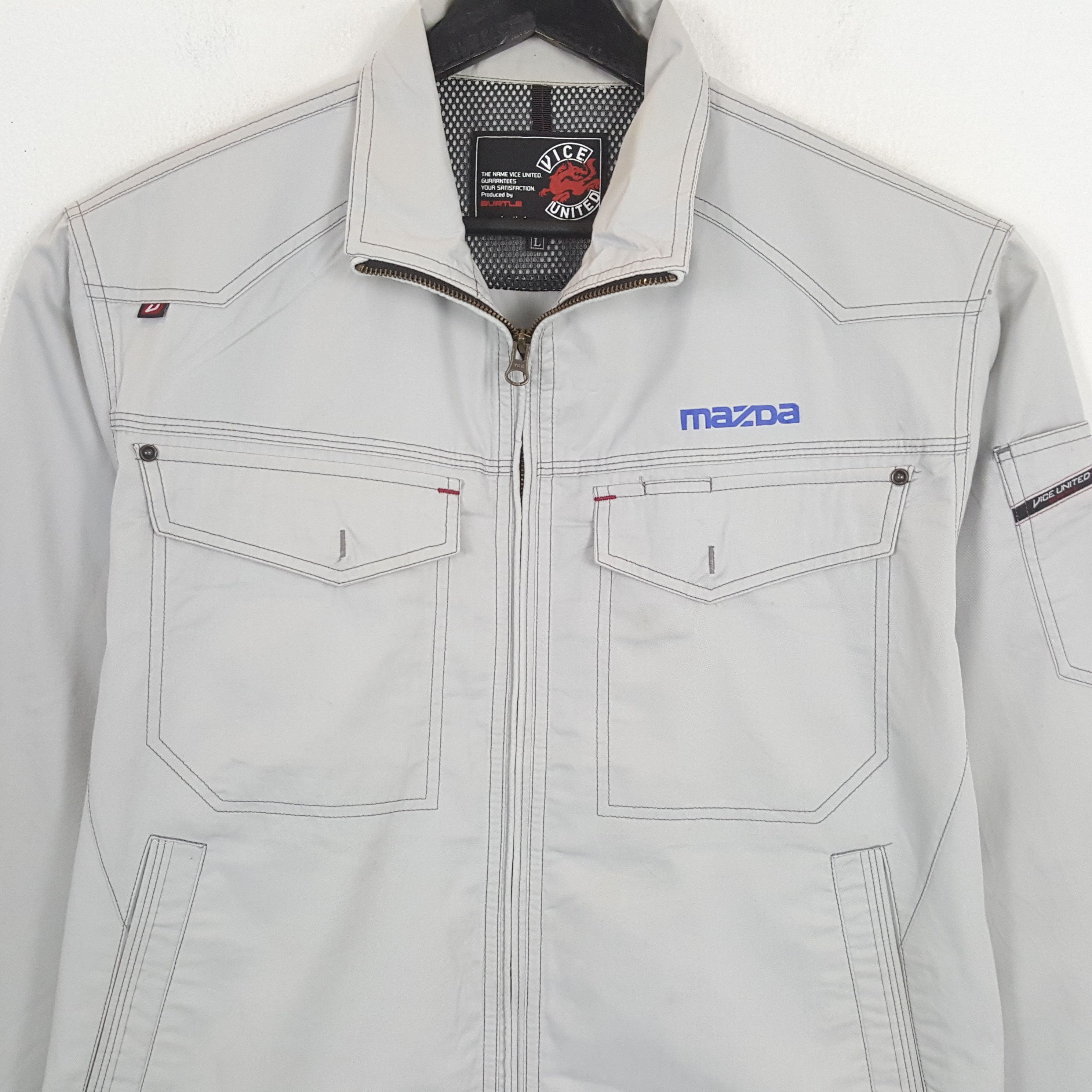 Japanese Brand × Vintage MAZDA Japanese Motorsports Brand Custom Art Jacket Size US M / EU 48-50 / 2 - 4 Thumbnail