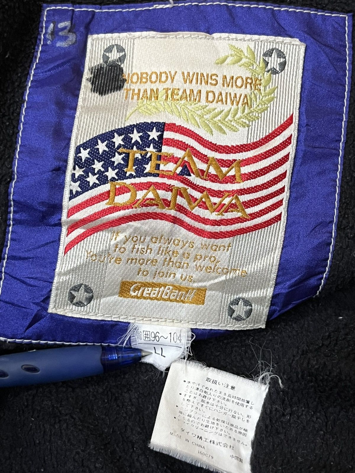 DAIWA NICE🔥VINTAGE TEAM DAIWA JACKET Size US XL / EU 56 / 4 - 18 Thumbnail