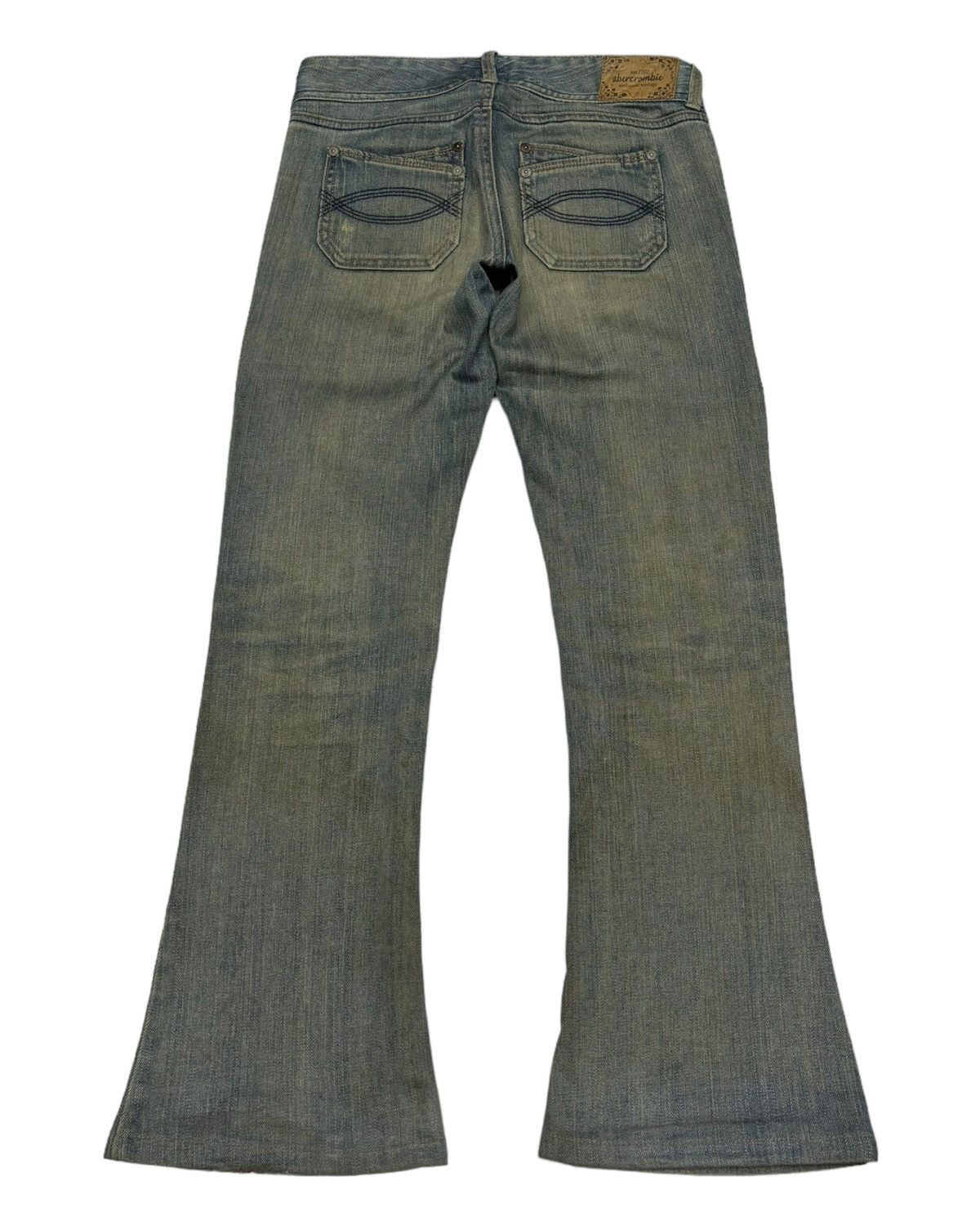 If Six Was Nine 🔥A&F FLARE JEANS RUSTY BOOTCUT DENIM JEANS Size 27" / US 4 / IT 40 - 2 Thumbnail