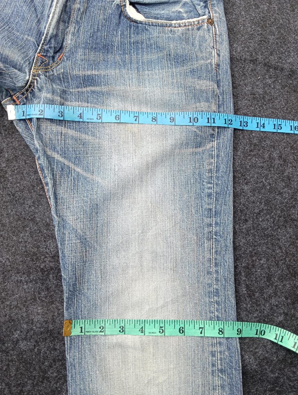 Edwin EDWIN Flare 511 – Vintage Washed Look (31) Size US 34 / EU 50 - 5 Thumbnail