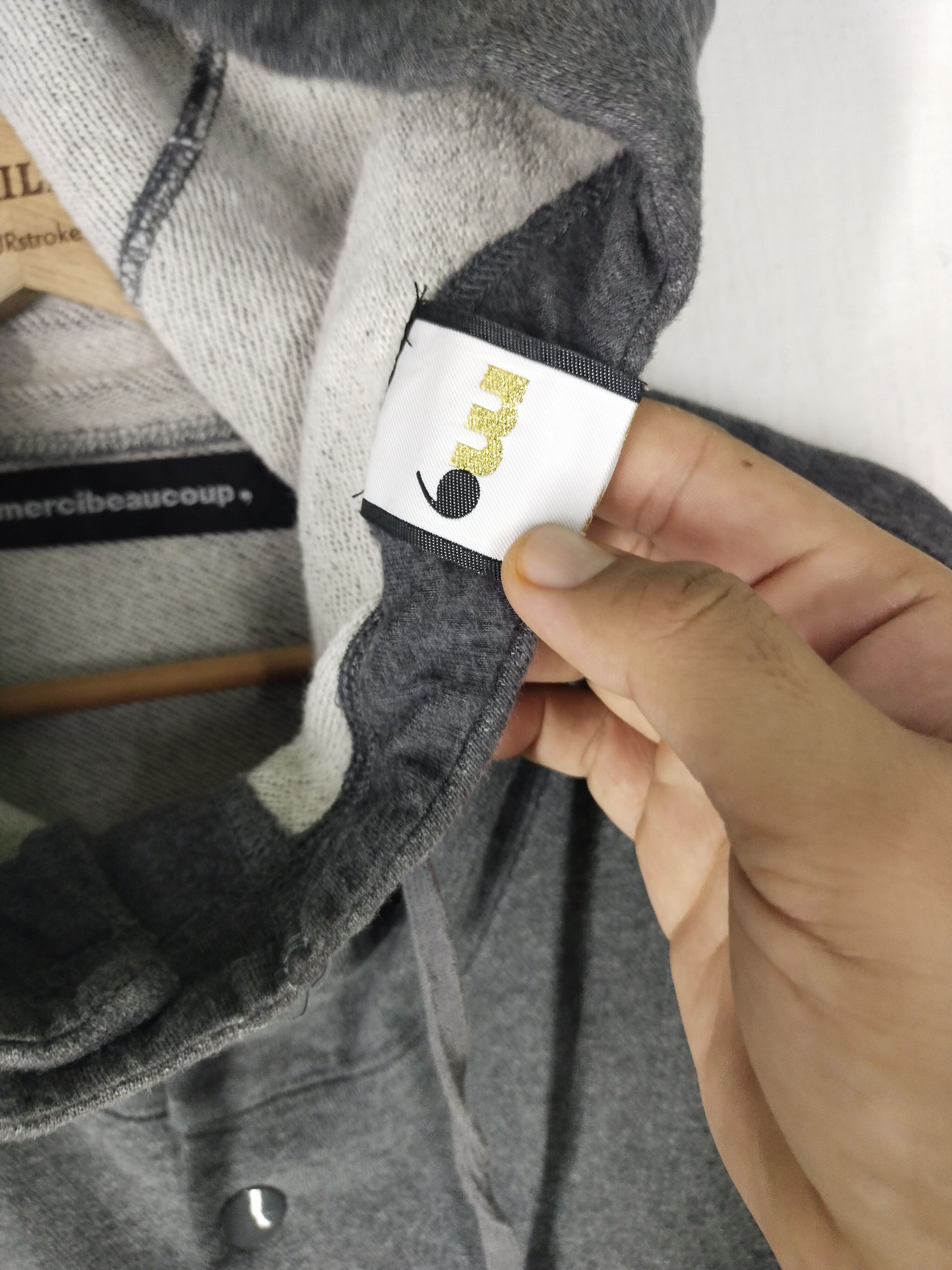 Issey Miyake × Japanese Brand × mercibeaucoup Vintage Mercibeaucoup Hoodie Size L / US 10 / IT 46 - 6 Thumbnail