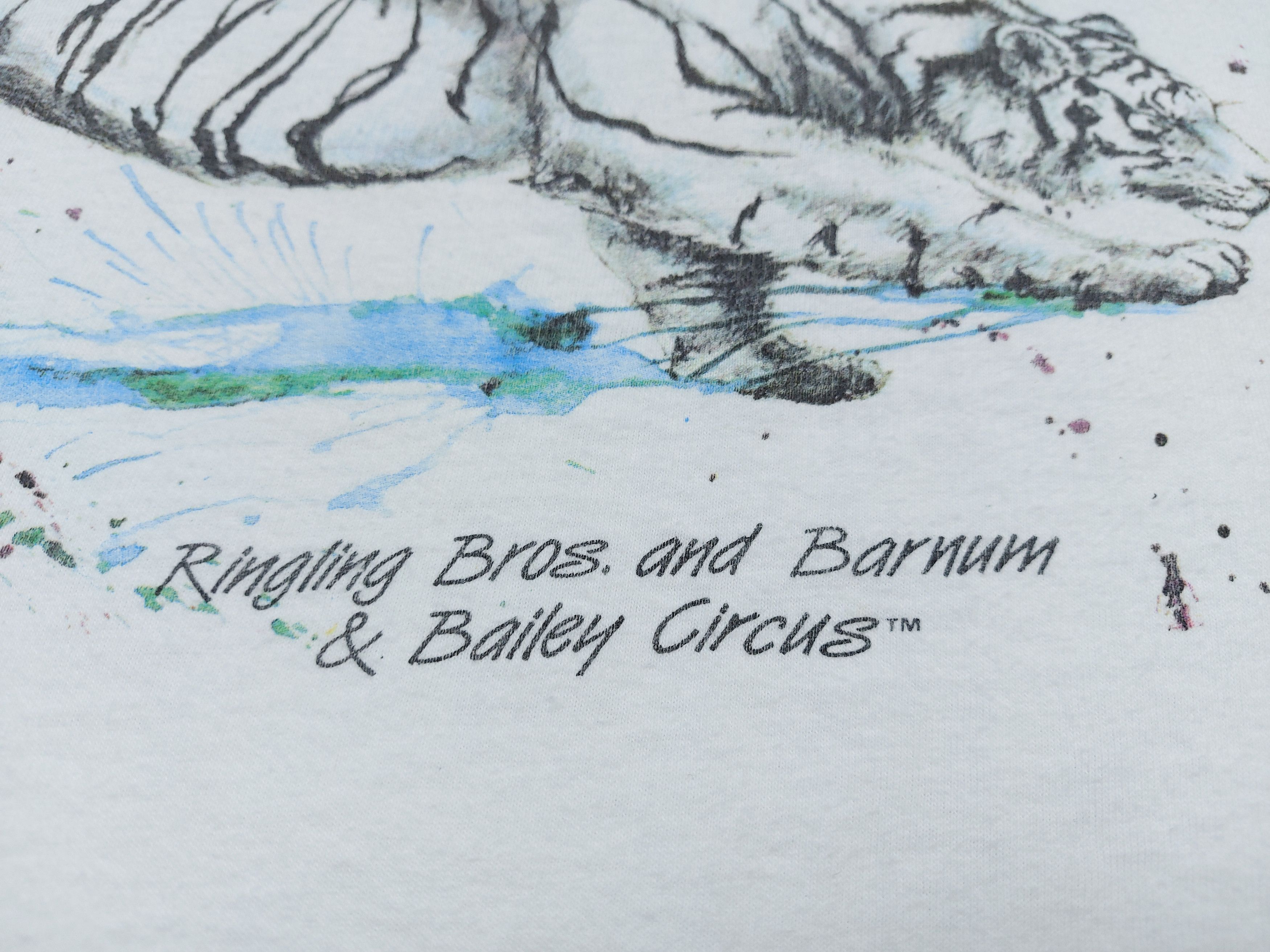 Vintage Vintage 80s Ringling Bros And Barnum & Bailey Circus TEE Size US XL / EU 56 / 4 - 8 Thumbnail