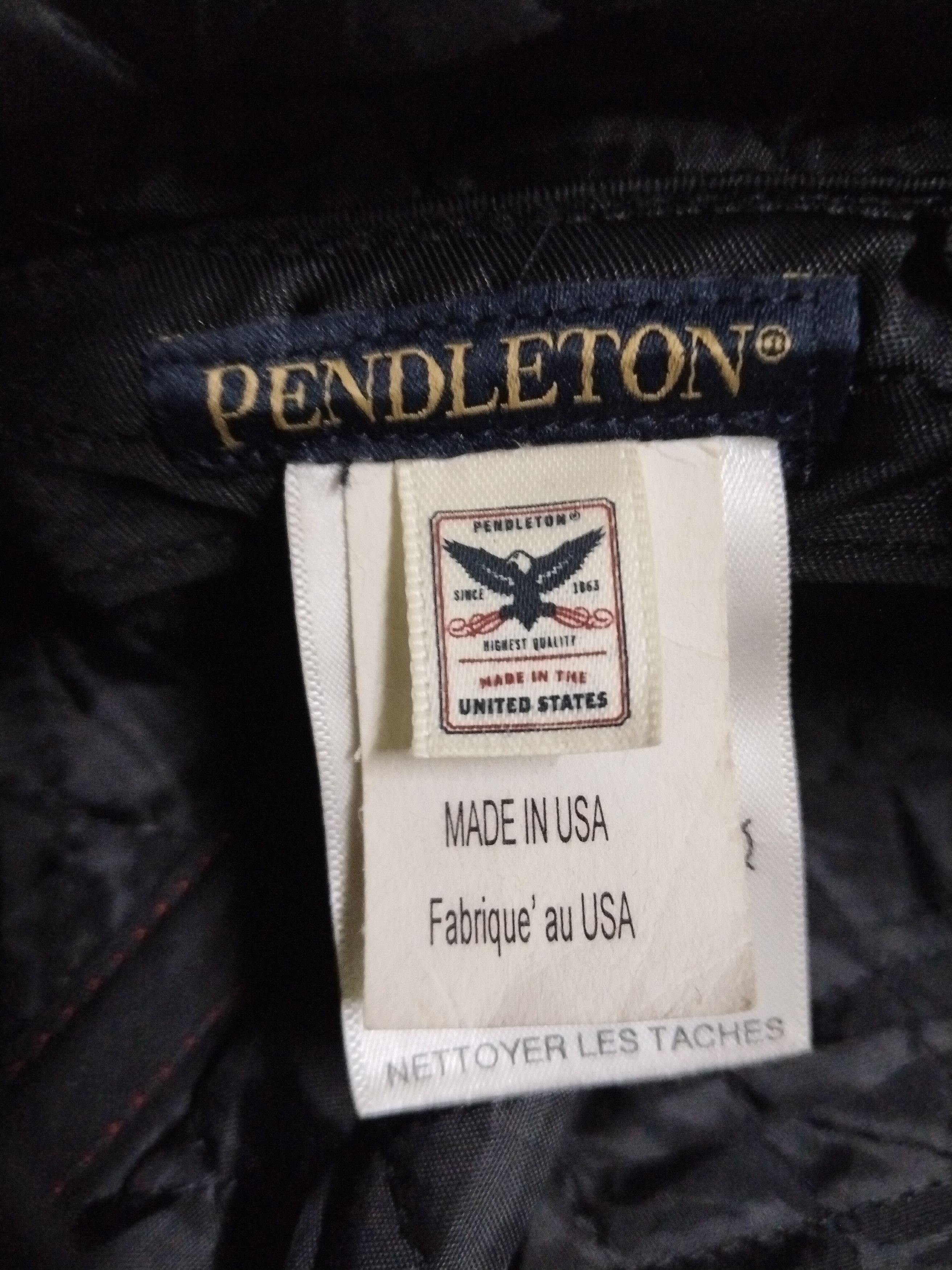 Pendleton × Vintage VINTAGE PENDLETON WINTER WOOL MADE IN USA Size ONE SIZE - 8 Thumbnail