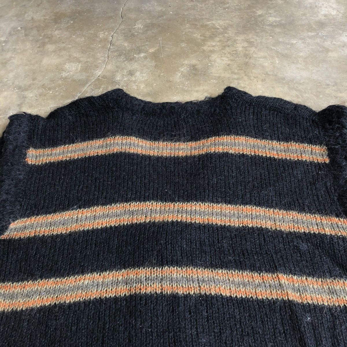 Japanese Brand 2000s Chamois Navajo Motif Mohair Wool Knit Vest Black Size US L / EU 52-54 / 3 - 12 Thumbnail