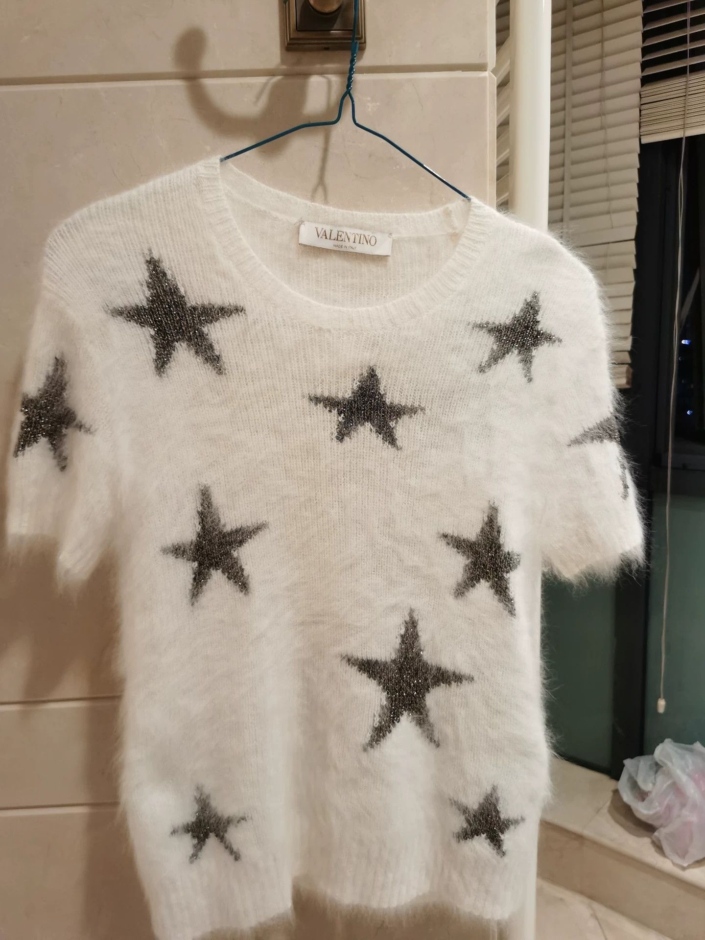 Valentino Valentino Rabbit Fur Star Knit Sweater Size US S / EU 44-46 / 1 - 1 Thumbnail