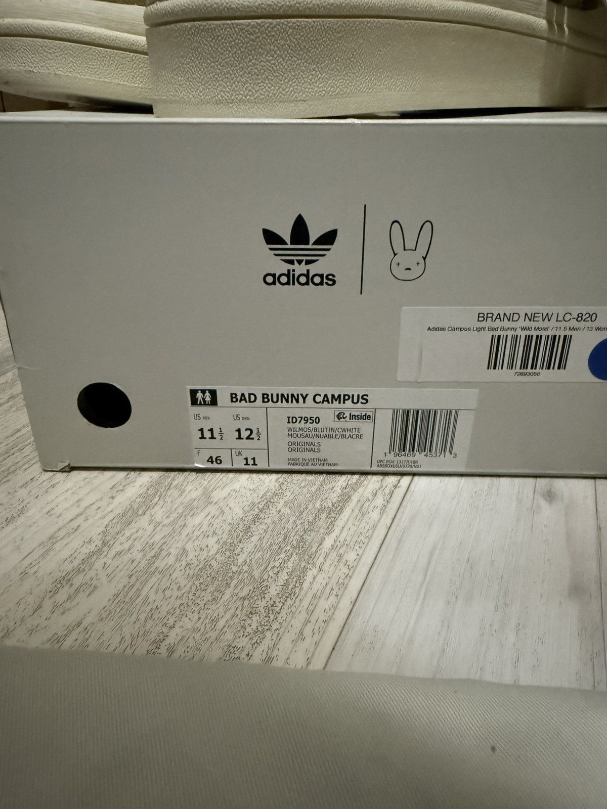 Adidas Adidas Bad Bunny Wild Moss Size US 11.5 / EU 44-45 - 8 Thumbnail