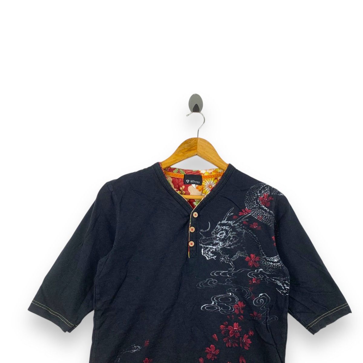 Takeo Kikuchi TAKEO KIKUCHI DRAGON Japan Traditional Cultural Art Size S / US 4 / IT 40 - 2 Thumbnail