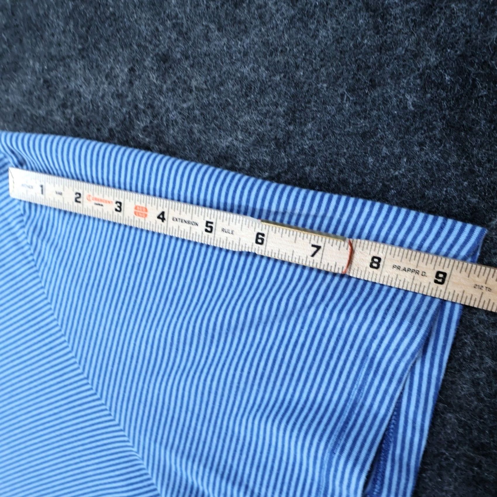 Vintage Member's Mark Polo Shirt Mens XXL Blue Striped Cotton Blend Size US XXL / EU 58 / 5 - 4 Thumbnail