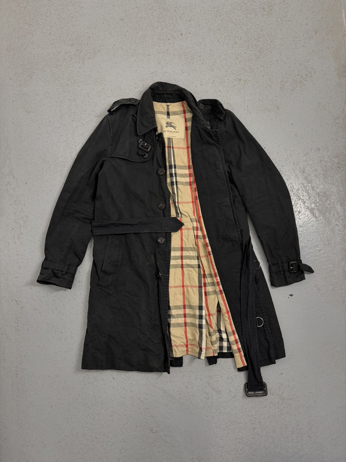 Burberry Burberry London Nova Check Trench Coat Size US M / EU 48-50 / 2 - 1 Thumbnail