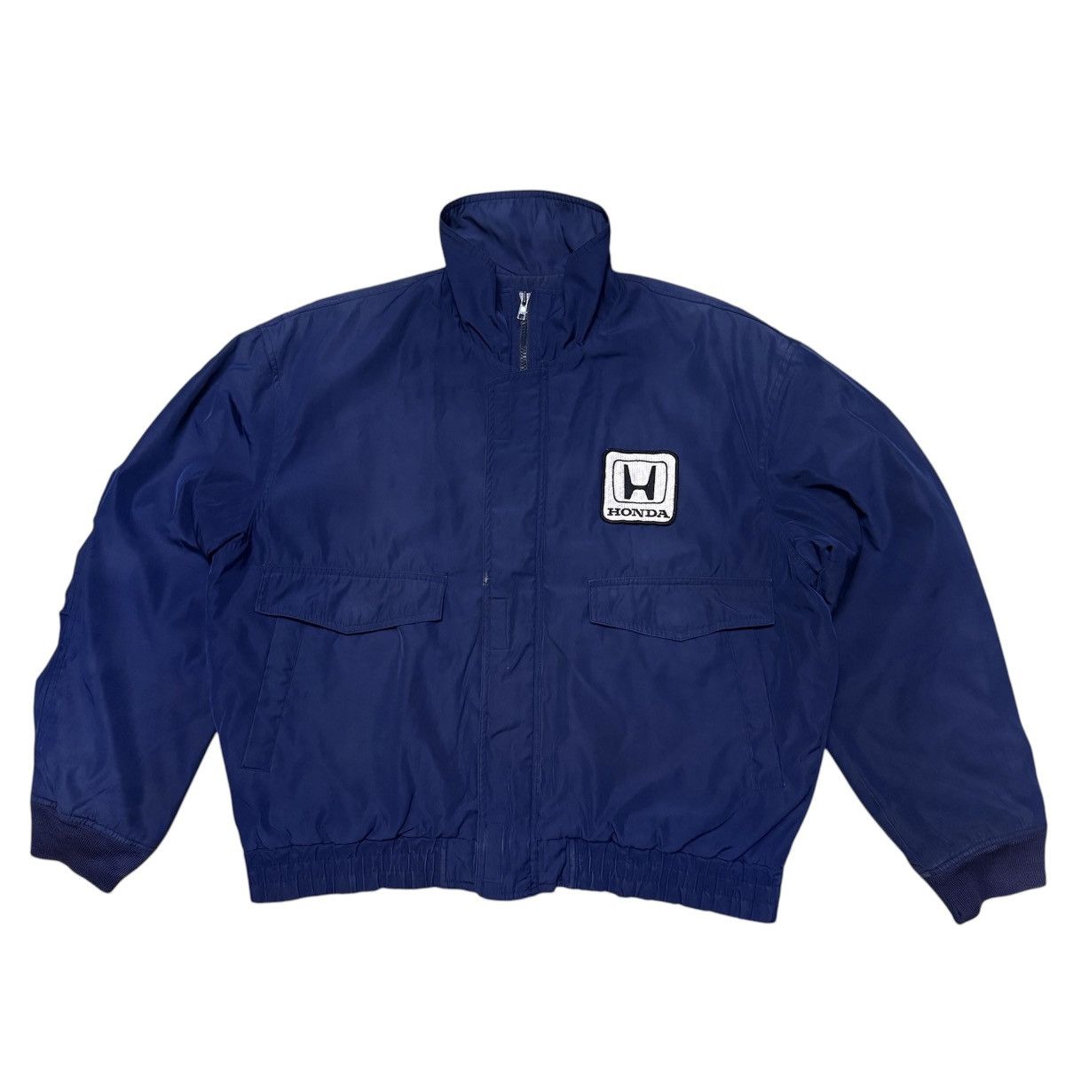 Honda × Vintage Vintage Honda Racing Big Logo Zipper Jacket Size US XL / EU 56 / 4 - 1 Thumbnail