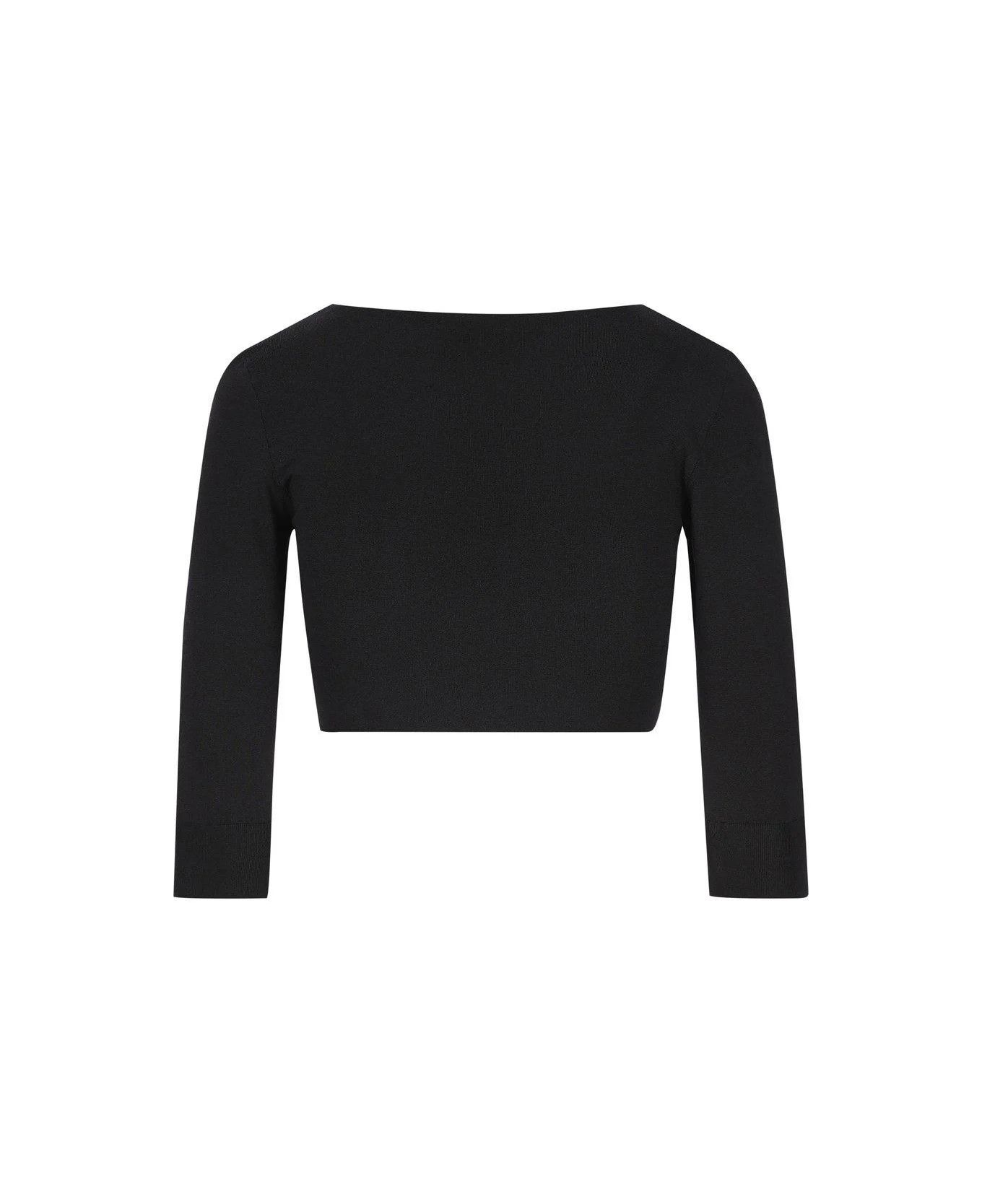 Celine o1y0725 Crop Top in Black Size XS / US 0-2 / IT 36-38 - 3 Thumbnail