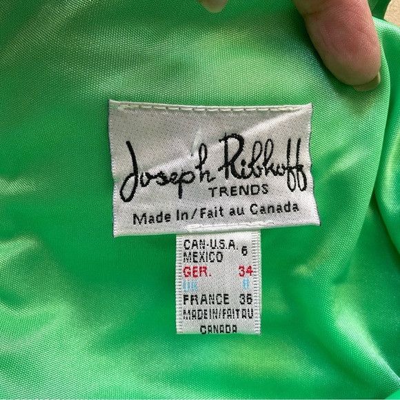 Joseph Ribkoff Vintage Joseph Ribkoff Green Ribbed Sleeveless Bustier Top Size M / US 6-8 / IT 42-44 - 6 Thumbnail