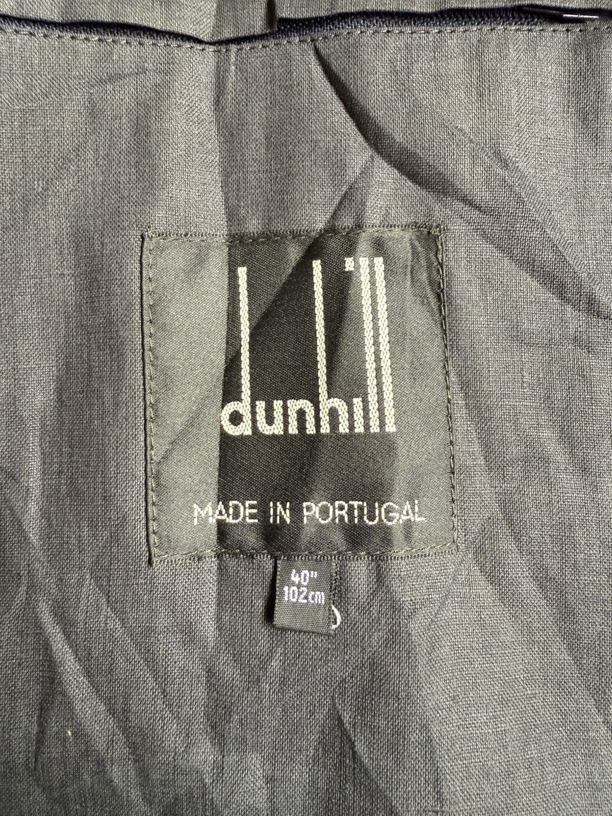Alfred Dunhill VINTAGE ALFRED DUNHILL LIGHT JACKET MADE IN PORTUGAL NAVY Size US L / EU 52-54 / 3 - 7 Thumbnail