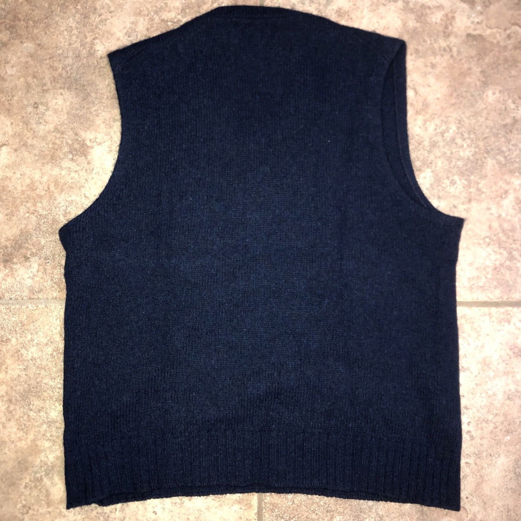 Vintage Robert Bruce USA MADE Blue Sweater Vest Mens L Size US L / EU 52-54 / 3 - 4 Thumbnail