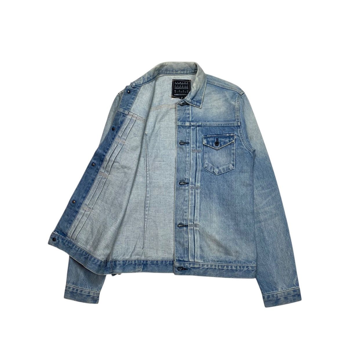 KURO Kuro Denim Type I Washed Denim Jacket Size US M / EU 48-50 / 2 - 2 Thumbnail