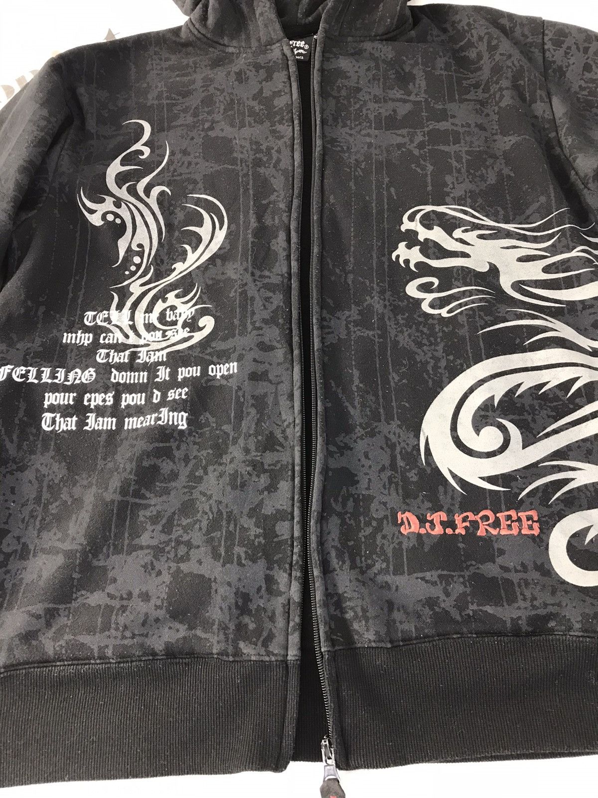 Japanese Brand Sweaters Dj Free JapaneseBrand Picture Dragon Hoodie Style Size US L / EU 52-54 / 3 - 12 Thumbnail