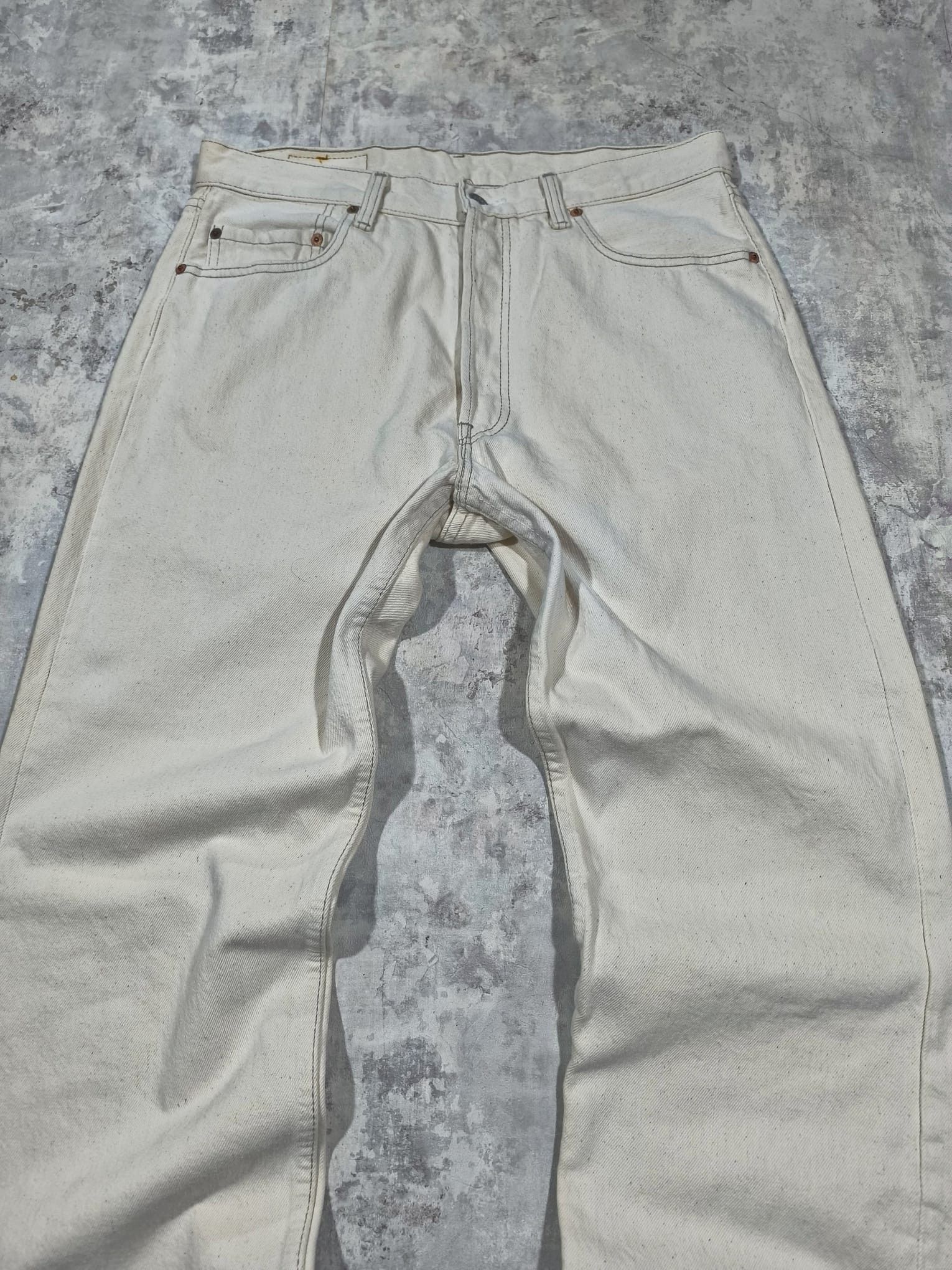 Levi's Vintage Clothing Vintage Levis Made in Usa 90s 501 Unhemmed 33x30 Size US 33 - 4 Thumbnail