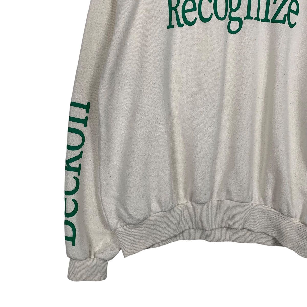 Japanese Brand Japanese Brand Wego Recognize Crewneck Sweatshirt Size US M / EU 48-50 / 2 - 3 Thumbnail