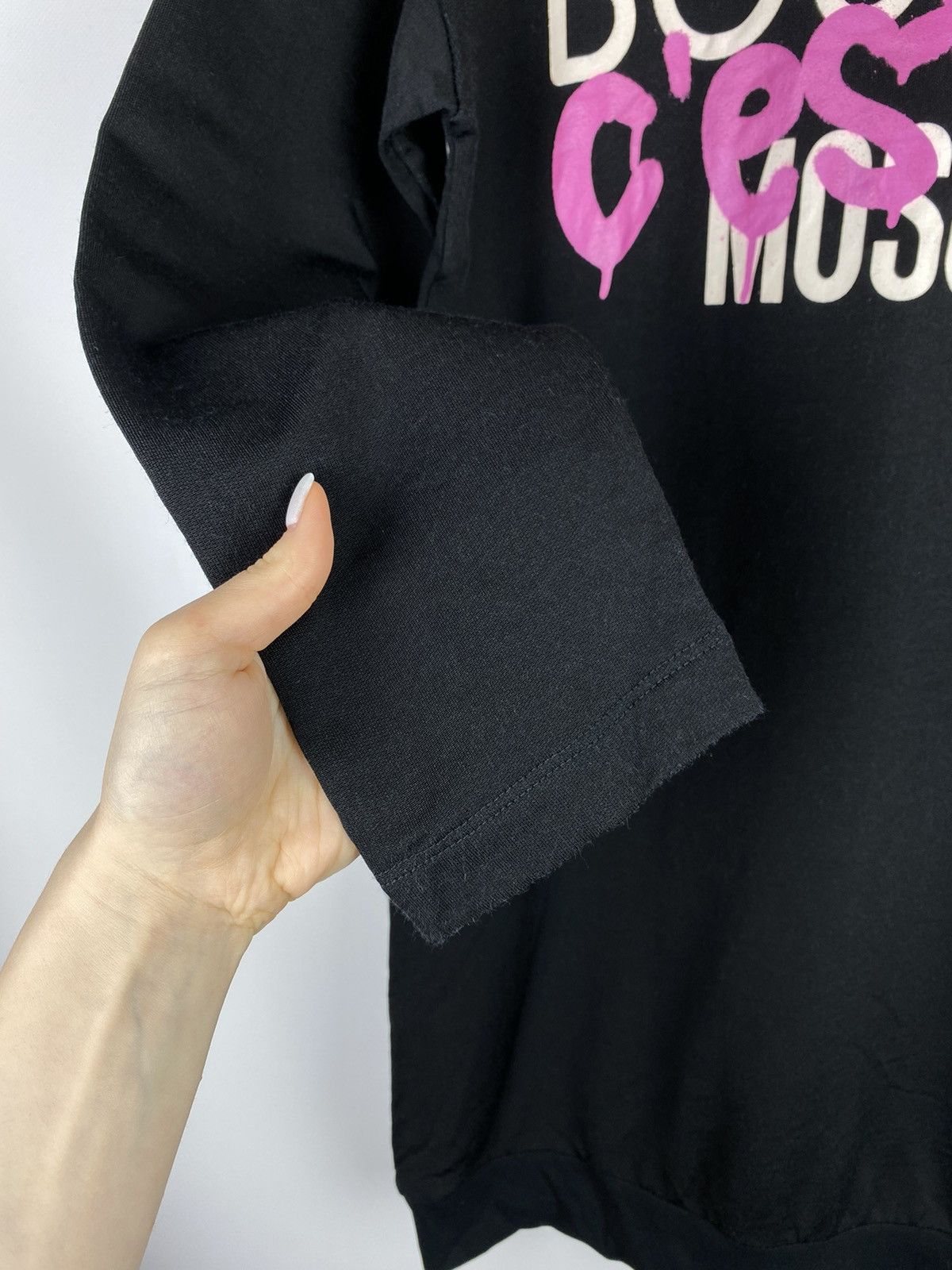 Moschino Boutique Moschino ladies big logo sweatshirt dress size US 6 Size S / US 4 / IT 40 - 8 Thumbnail