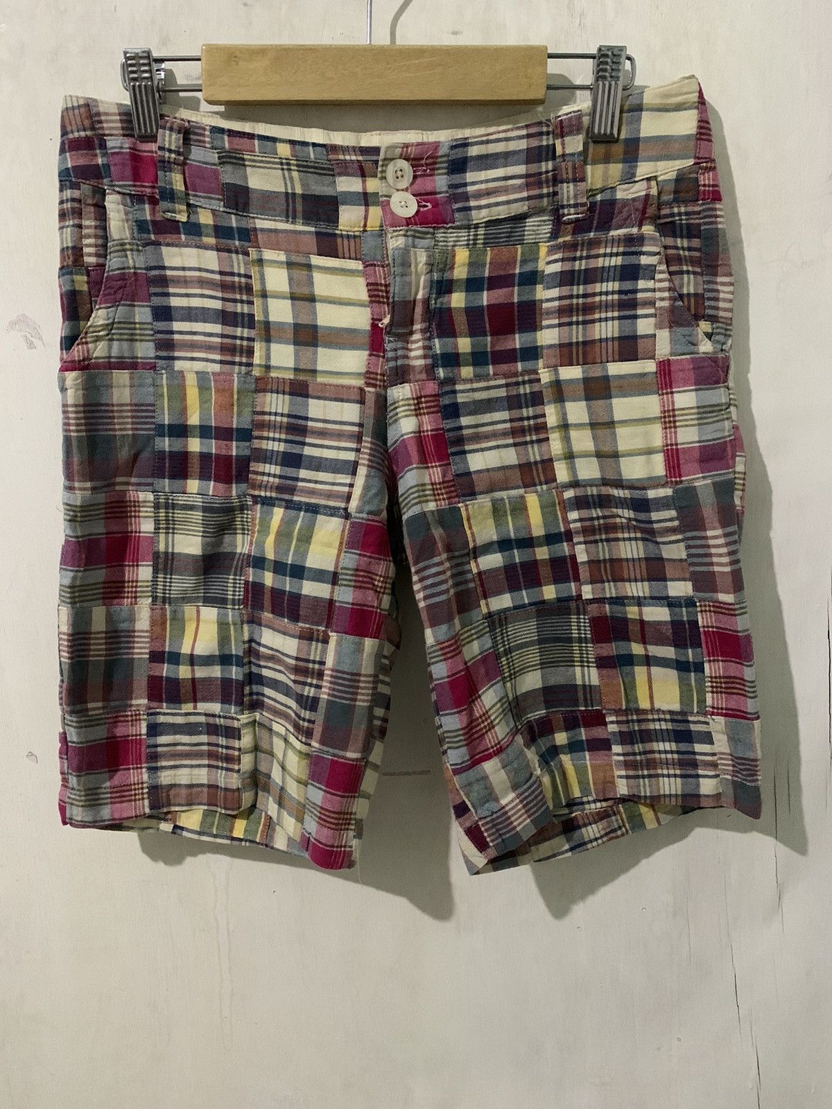 Japanese Brand × Vintage Japanese patchwork shorts Size US 26 / EU 42 - 1 Thumbnail