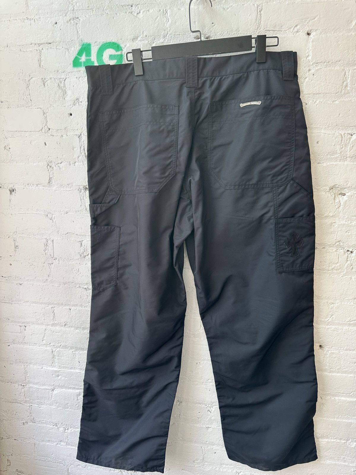 Chrome Hearts Chrome Hearts Nylon & Leather double knee pants mens jeans Size US 36 / EU 52 - 5 Thumbnail