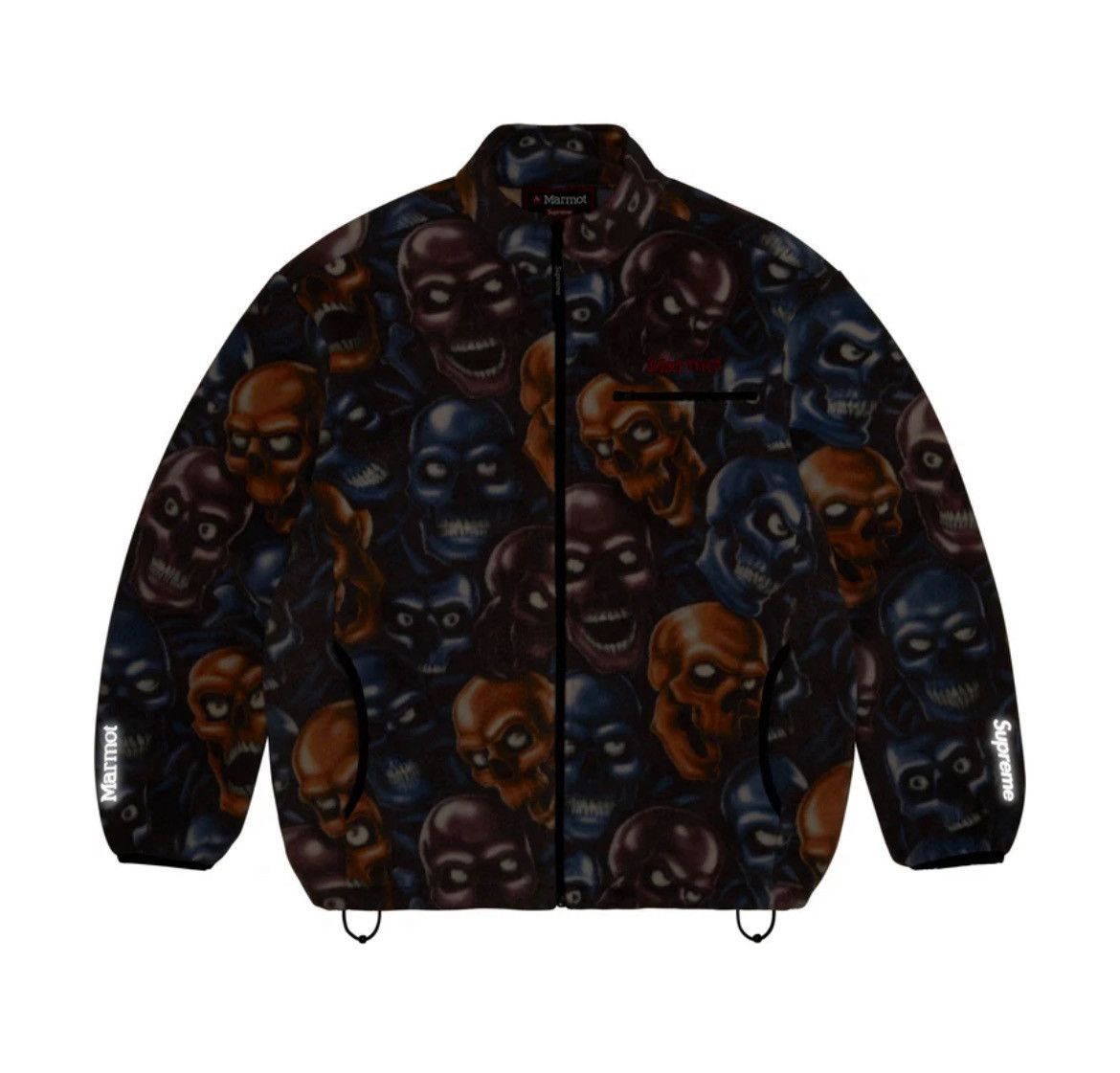 Supreme Supreme Marmot Skull Pile Fleece Jacket Size US L / EU 52-54 / 3 - 3 Thumbnail