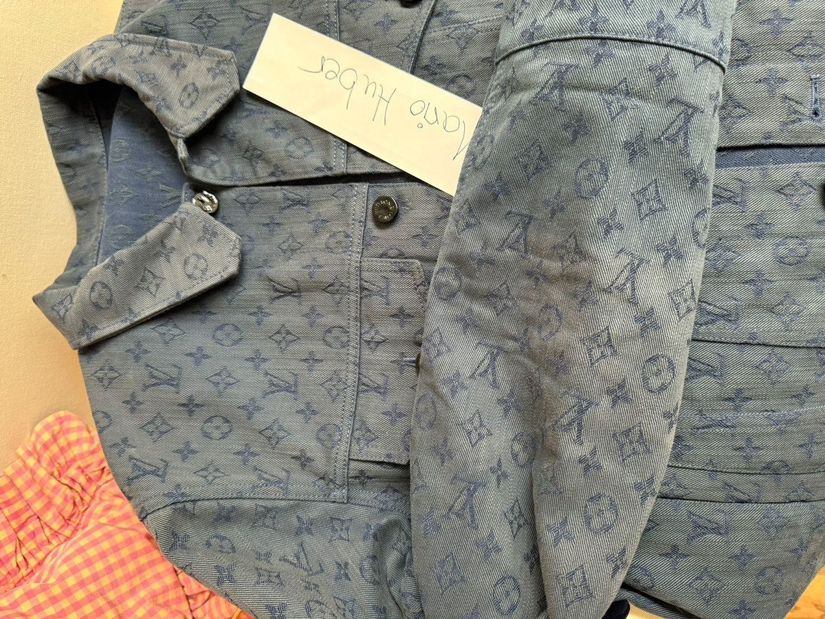 Louis Vuitton Louis Vuitton Denim Jeans Jacket Monogram Virgil Abloh Size US M / EU 48-50 / 2 - 13 Thumbnail