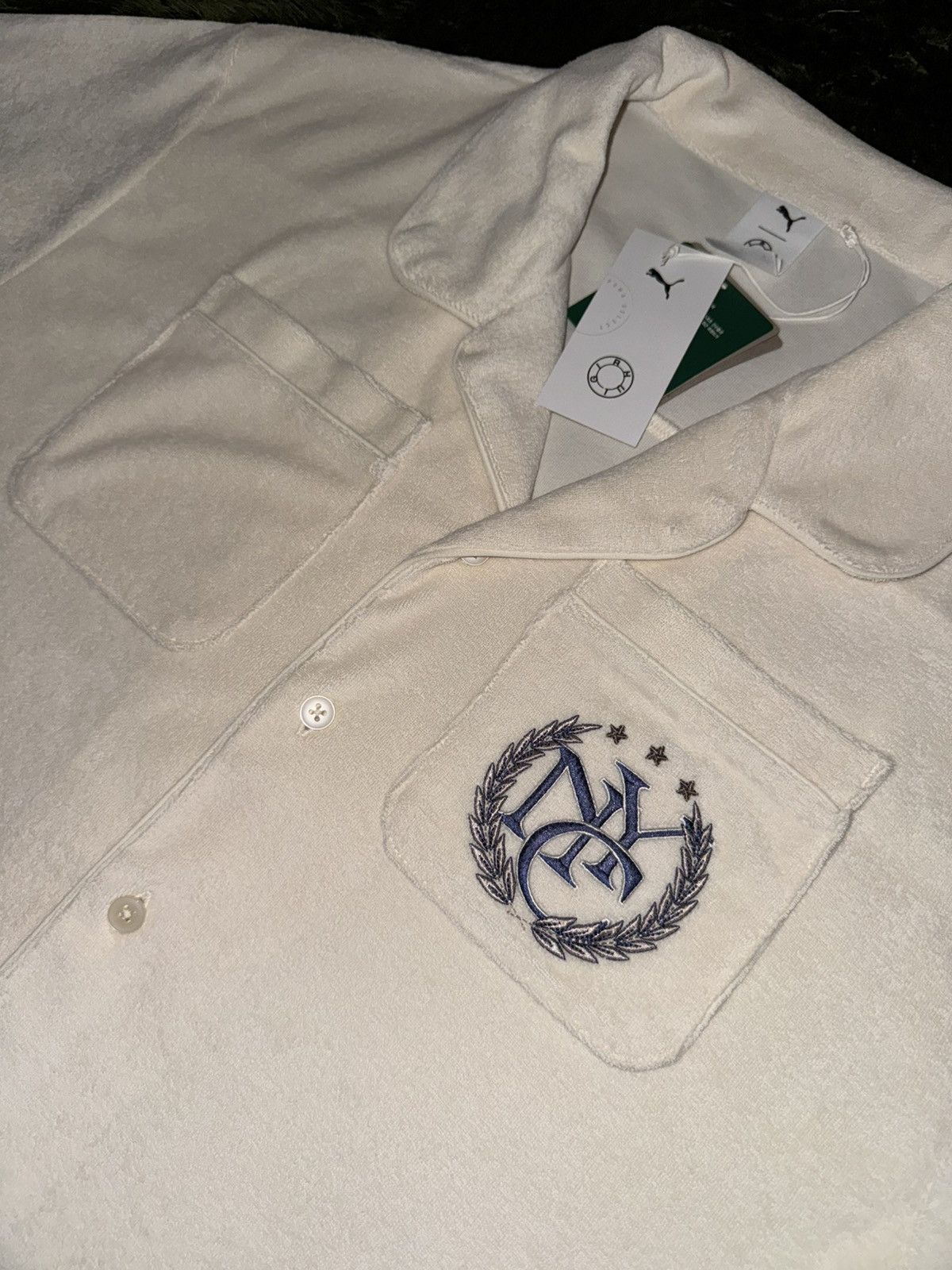 Puma × Rhude [S] Puma X Rhude Rhuigi relaxed fit terry half shirts white Size US S / EU 44-46 / 1 - 2 Thumbnail