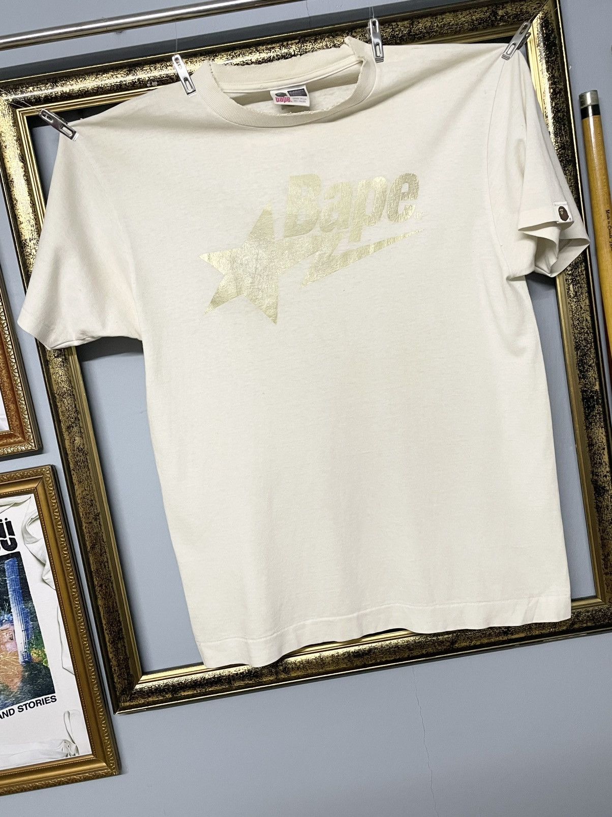 Bape Vintage Designer Bape Star Iconic Single Stitch Distressed Size US M / EU 48-50 / 2 - 2 Thumbnail