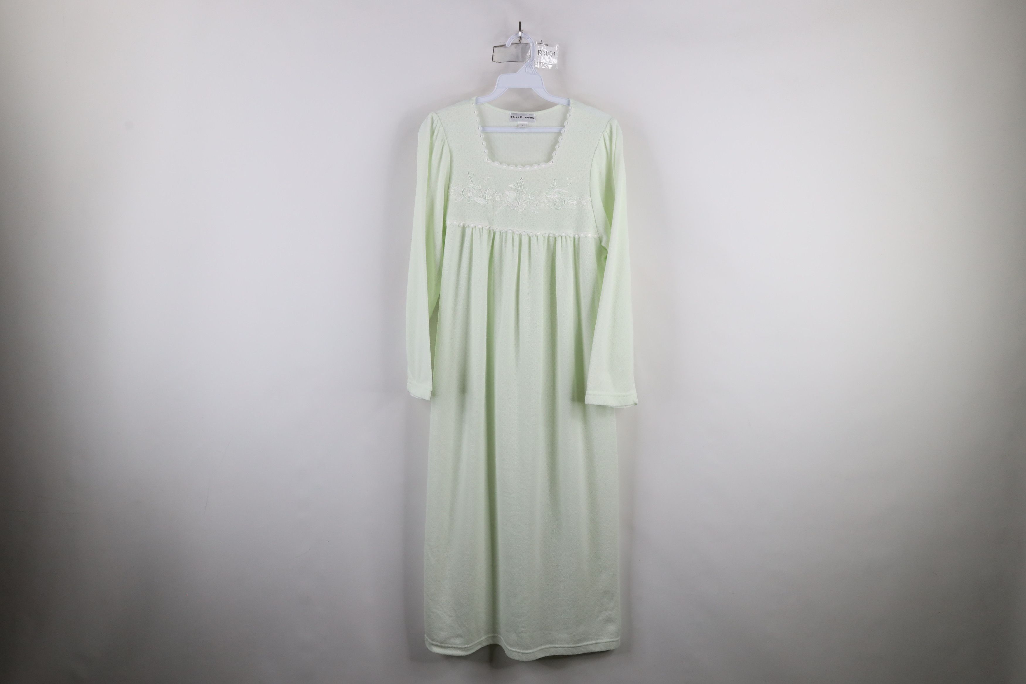 Vintage Vintage 90s Miss Elaine Knit Long Sleeve Night Gown Shirt Size S / US 4 / IT 40 - 1 Thumbnail