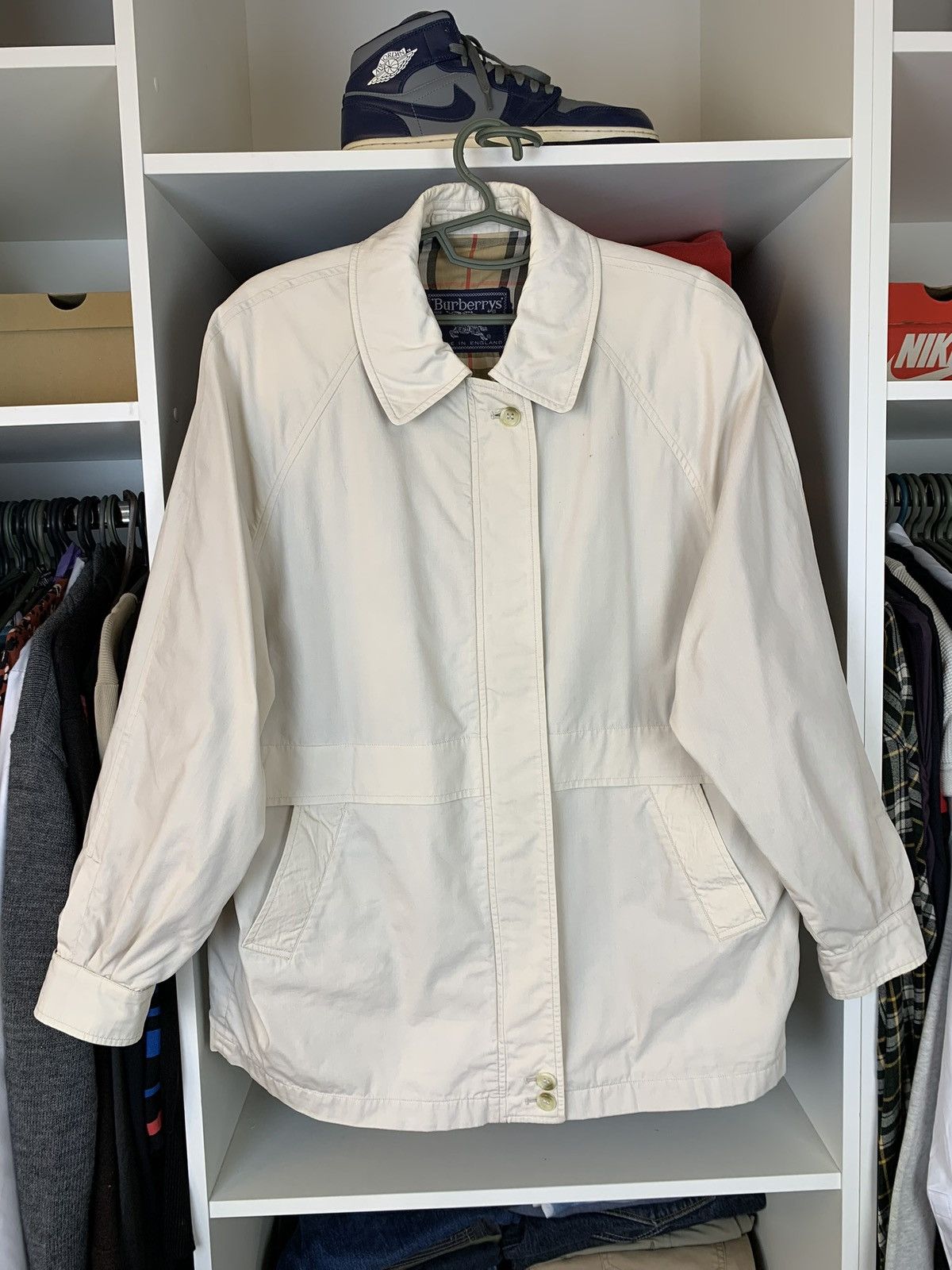 Vintage Burberrys Womens Nova Check Jacket Size C6 England