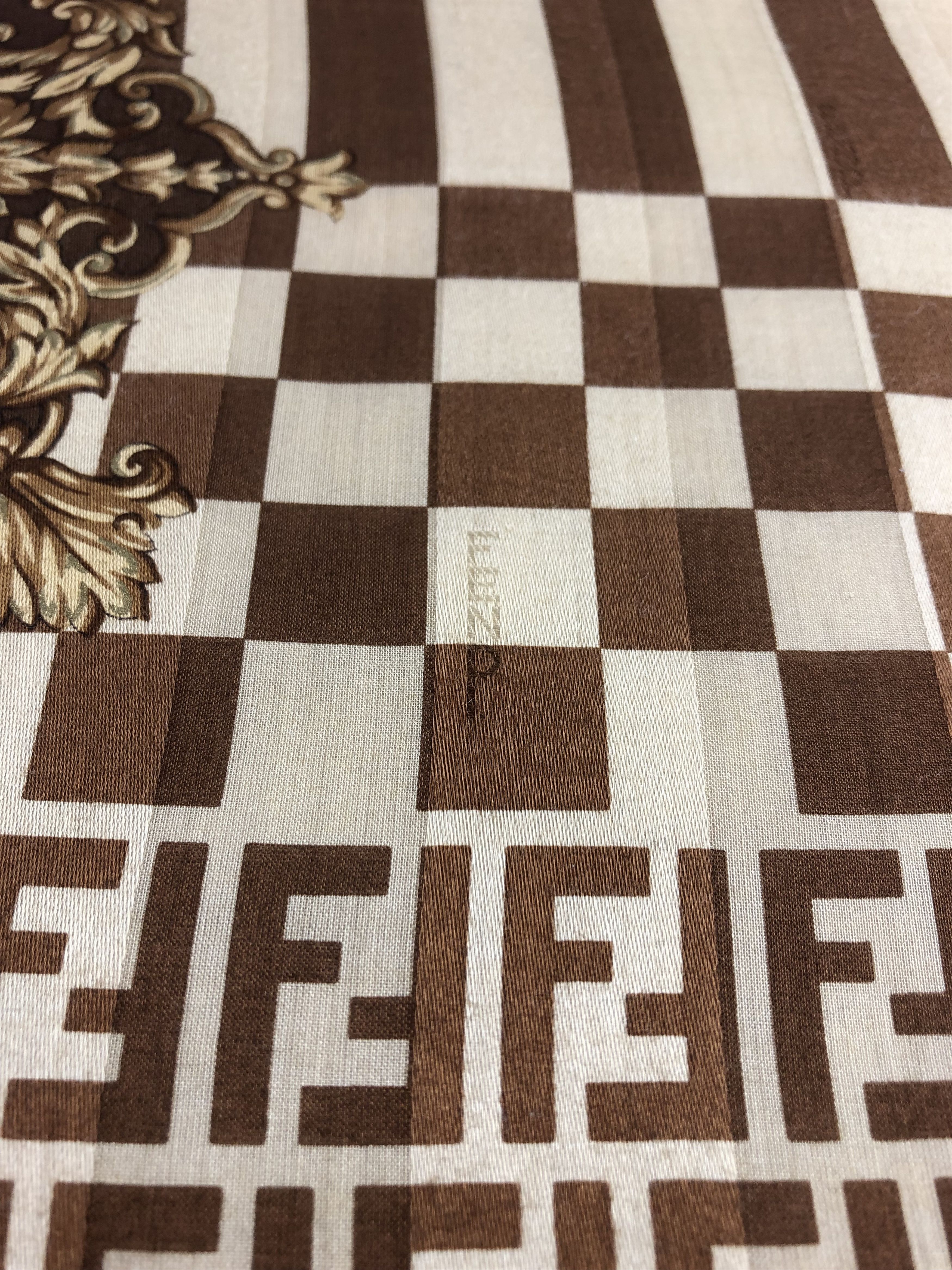 Vintage Fendi Bandana / Handkerchief / Neckerchief A1395 Size ONE SIZE - 6 Thumbnail