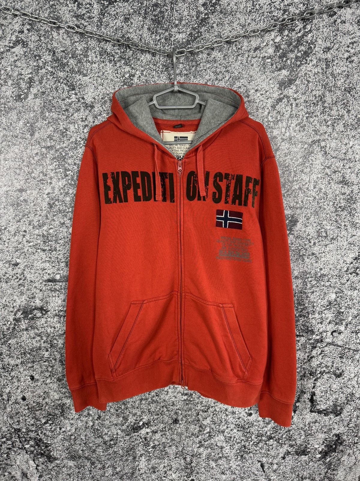 Napapijri Napapijri Full Zip Hoodie Expedition Staff Logo Outdoor XL Size US XL / EU 56 / 4 - 2 Thumbnail