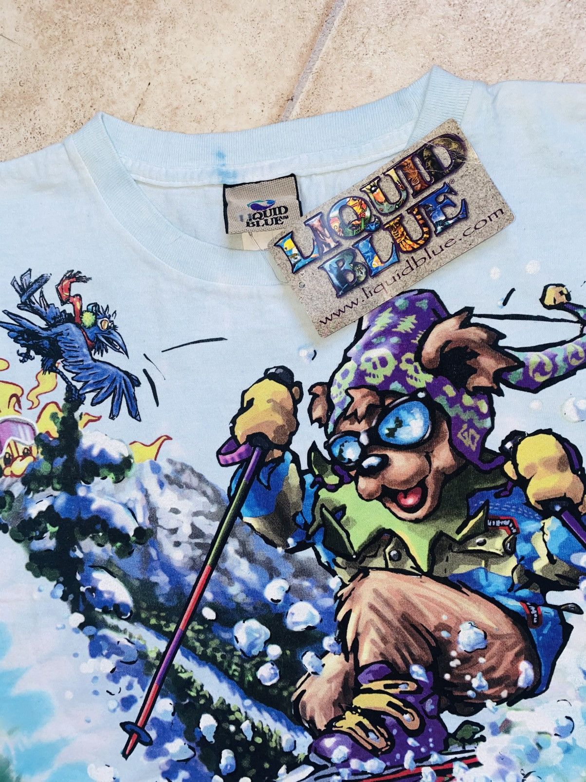 Flatbush Zombies × Grateful Dead × Vintage Grateful Dead 90s Snow Vintage Tee NikeSB Pleasures Size US L / EU 52-54 / 3 - 3 Thumbnail