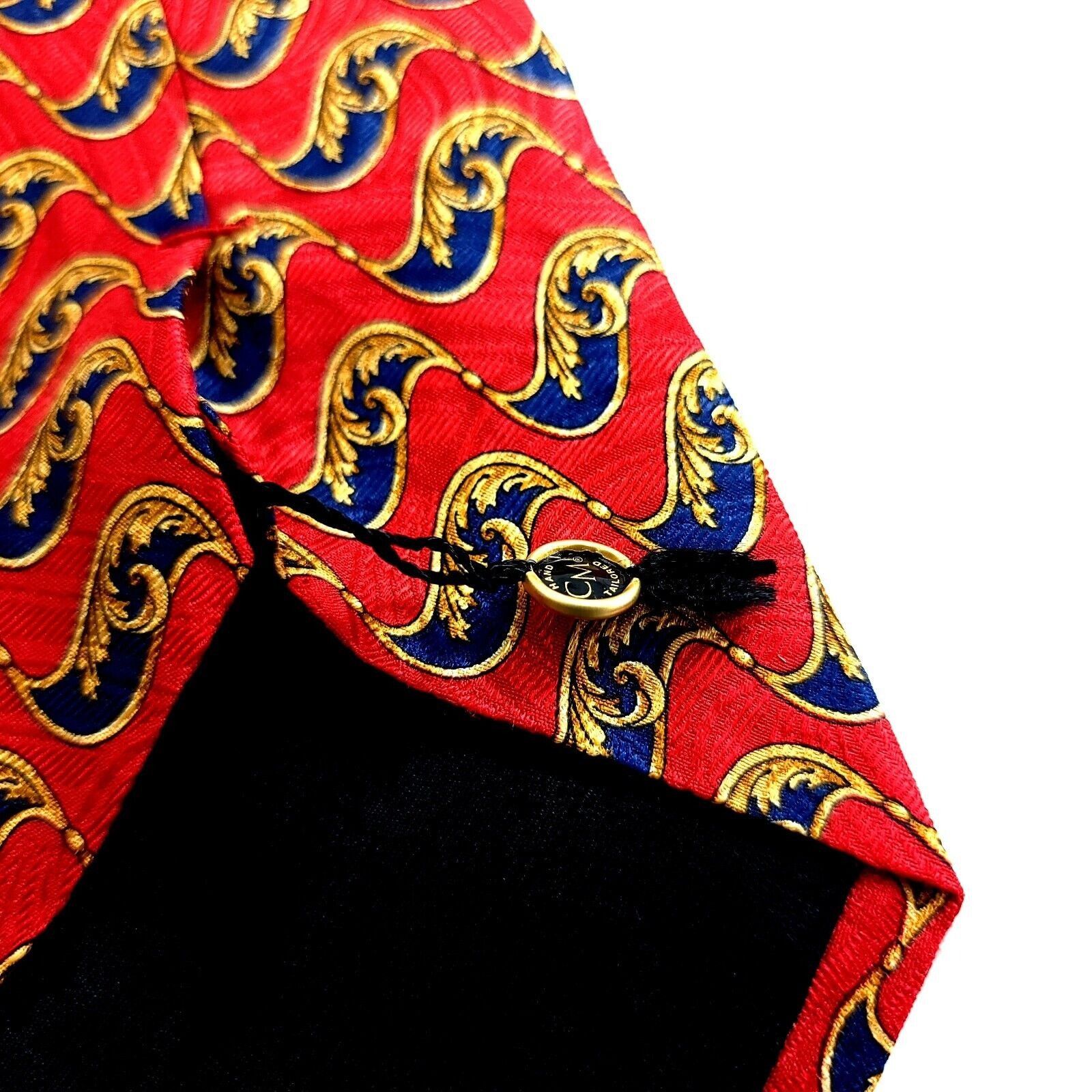 Countess Mara Countess Mara Red Blue Baroque Geometric Jacquard Print Wide Size ONE SIZE - 4 Thumbnail