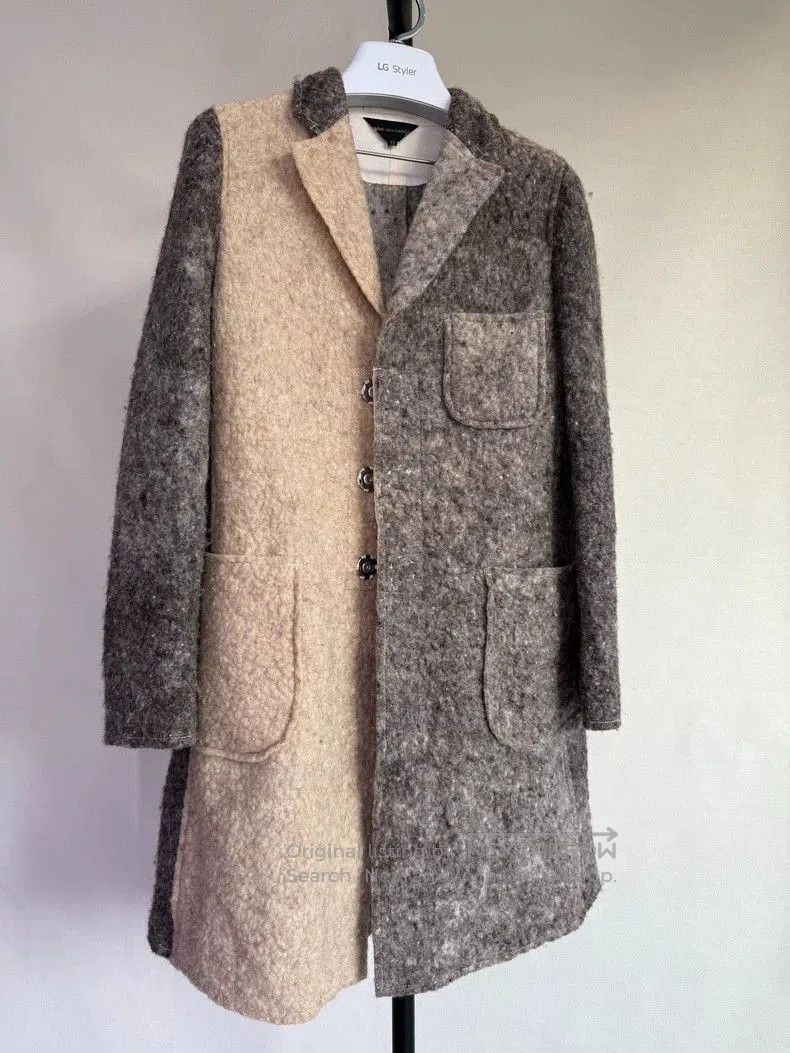 Comme des Garcons Comme des Garçons Colorblock Felt Coat. Size US XS / EU 42 / 0 - 1 Thumbnail