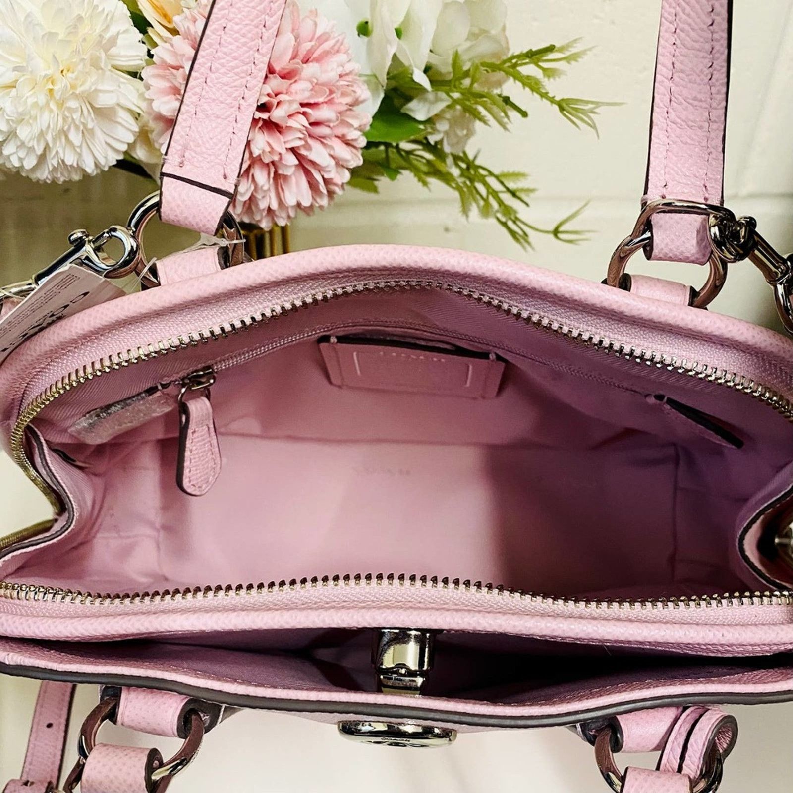 Coach Coach F34940 Mini Prince Street Satchel IN Petal Size ONE SIZE - 7 Thumbnail